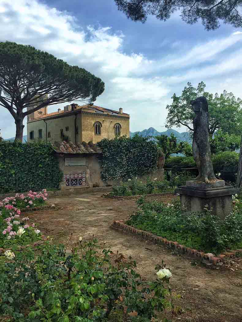 Villa Cimbrone's gardens.