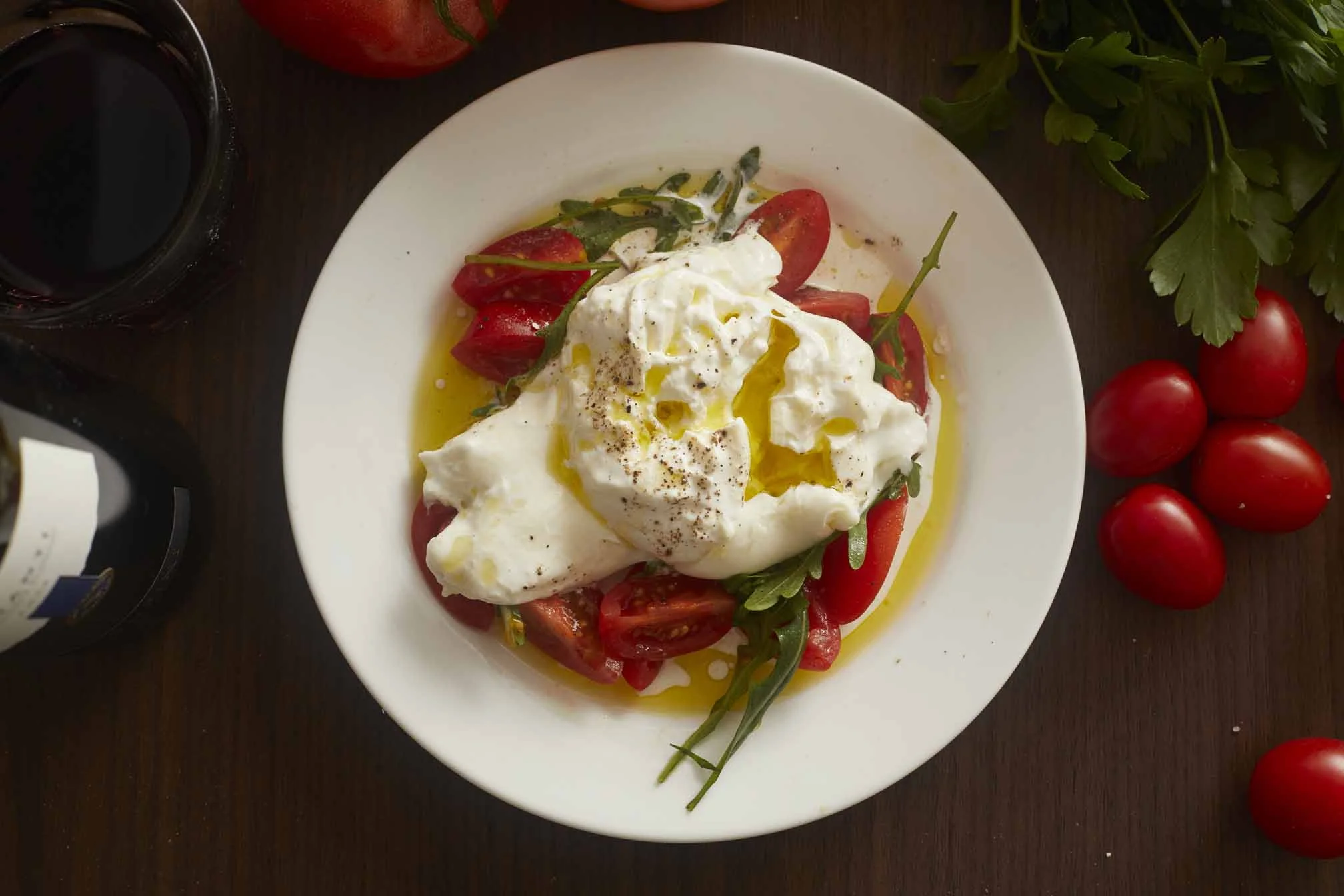 Creamy, delicious, oh-so-perfect burrata.
