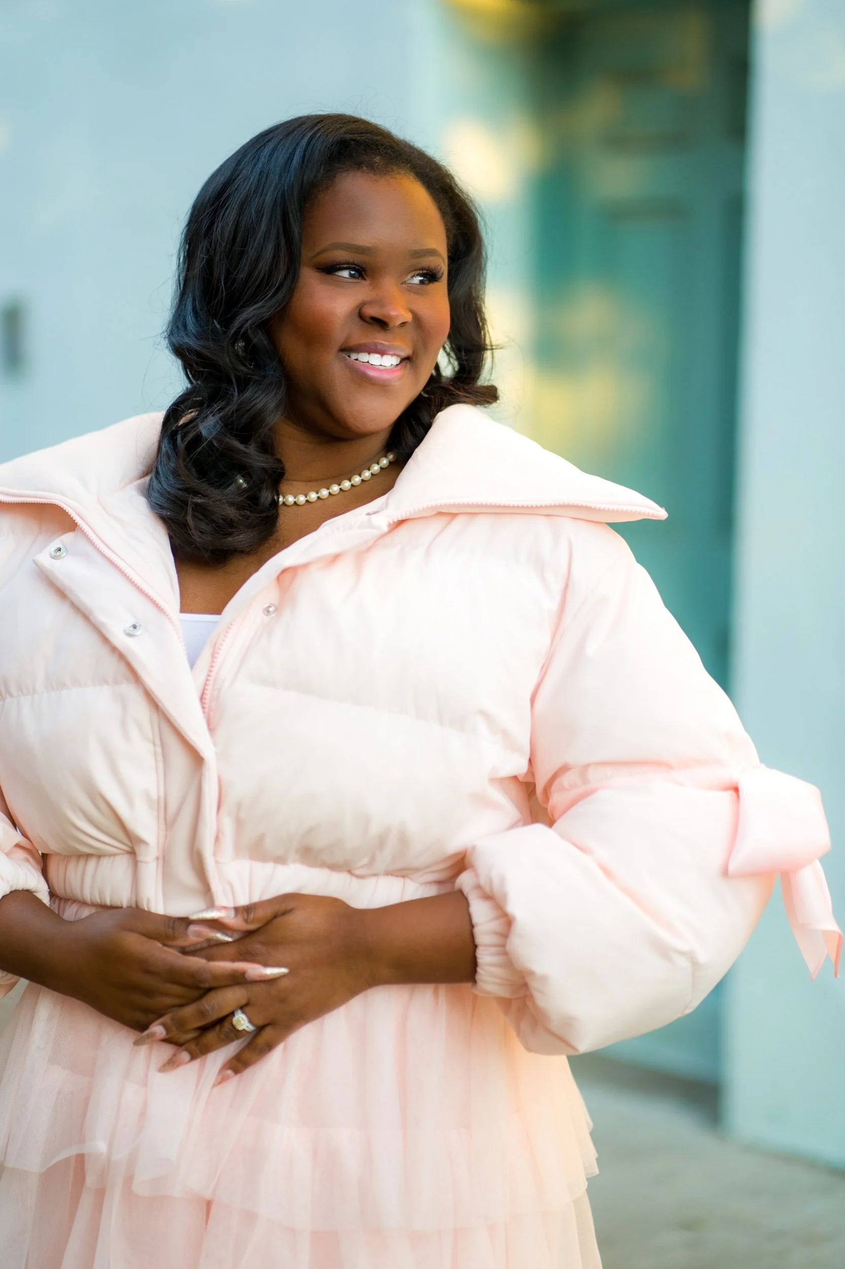 Selkie Castle Pink Marshmallow Puffer