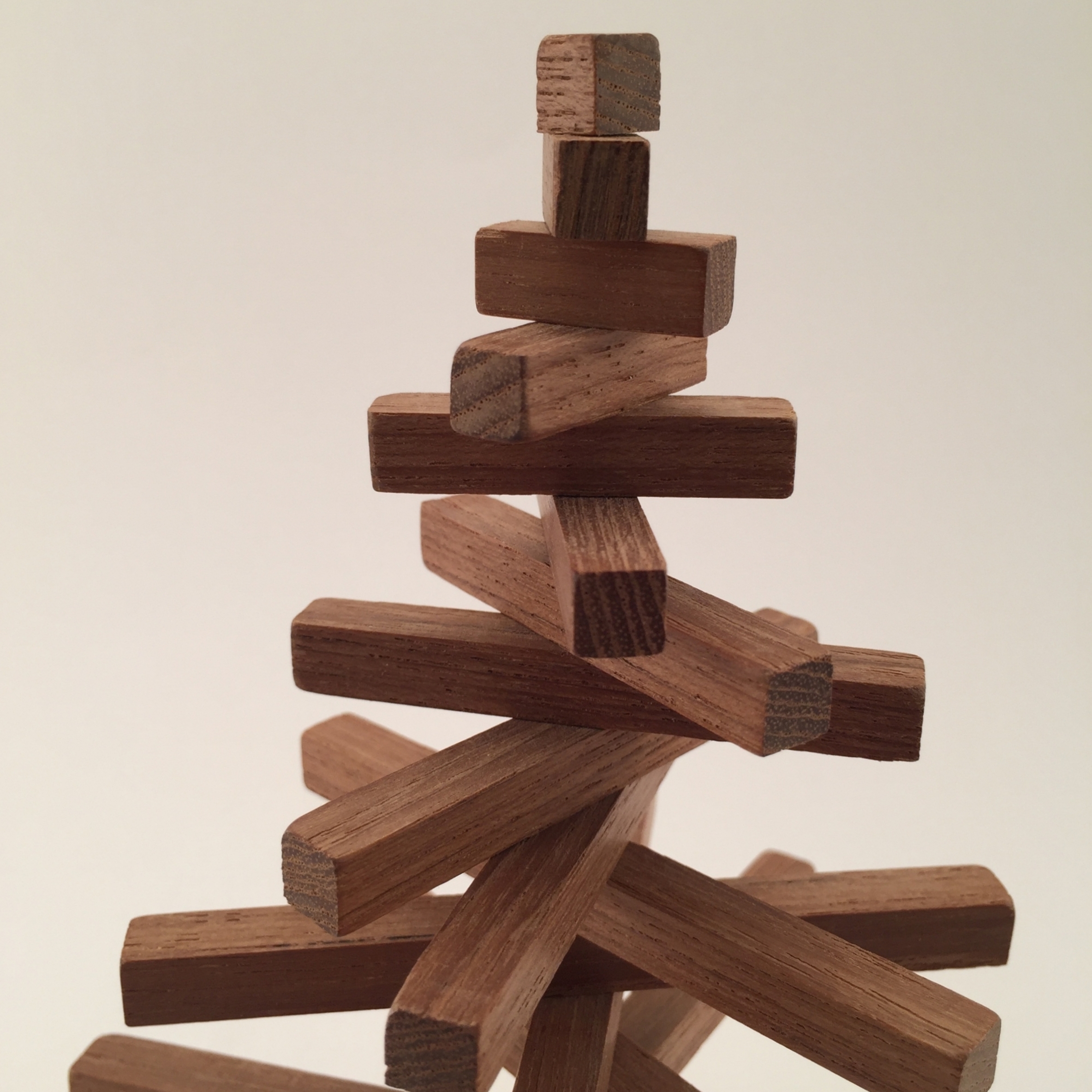 Close-up of the teak version.