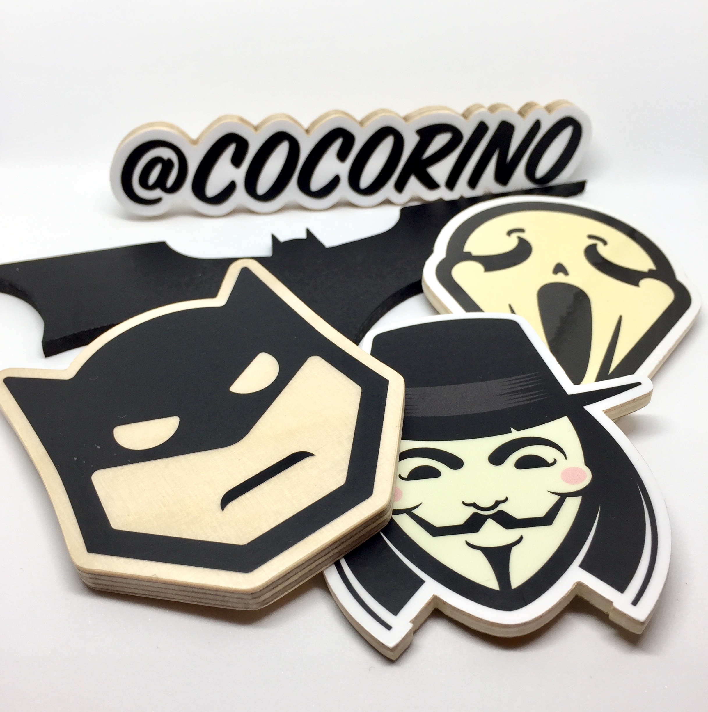 Wooden magnets