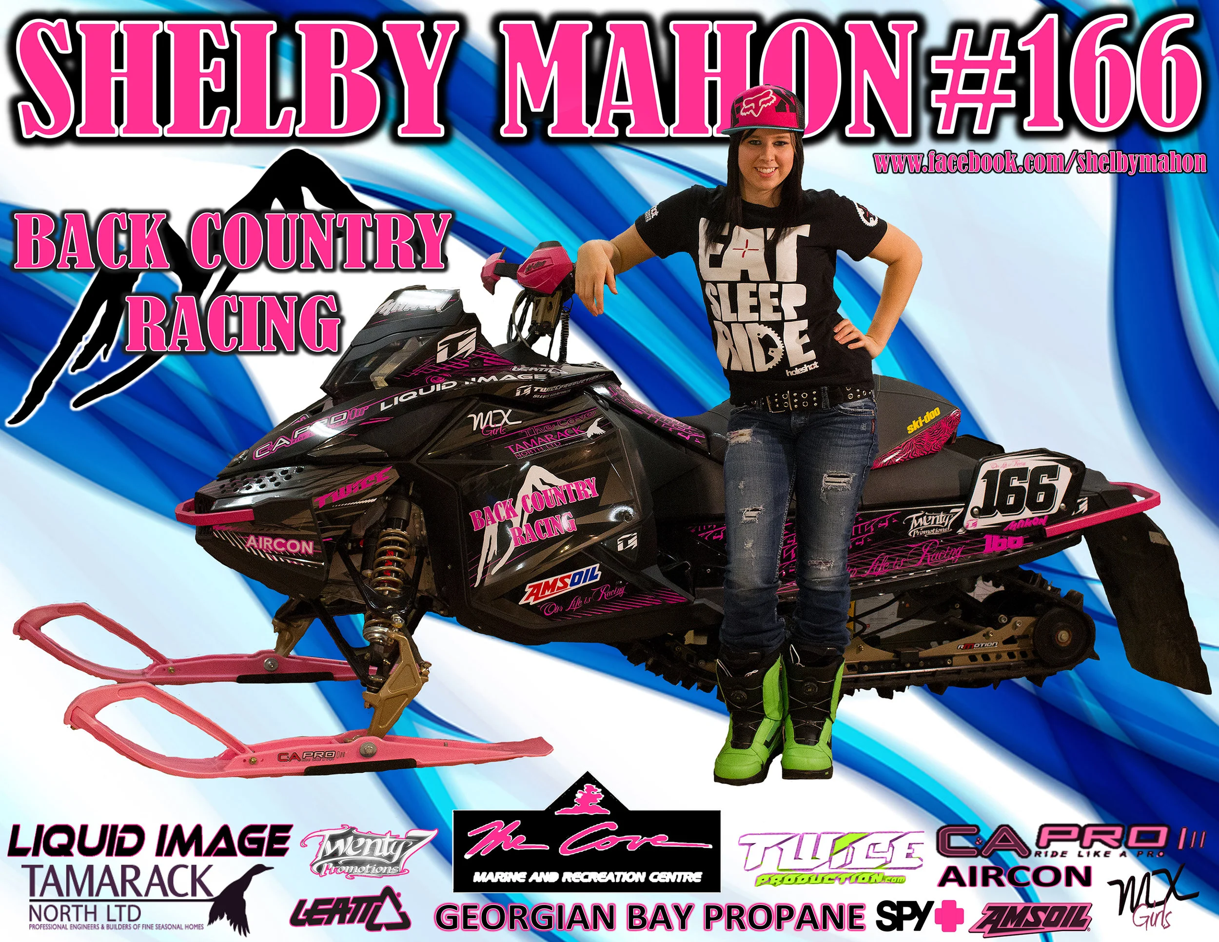 It all started with Shelby Mahon and her racing career. What started out as her designing her own posters and sponsorship decks turned into a passion and a business.&nbsp;