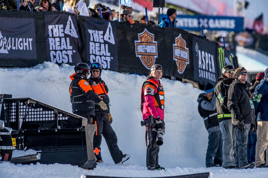Shelby at Winter X Games 2017 (Photo by Wayne Davis)