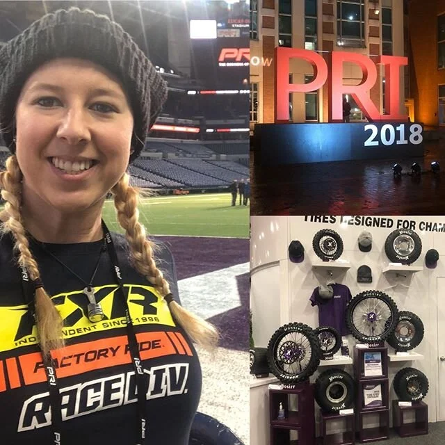 My first trip with @theroostfactory was to the 2018 @myprishow in Indianapolis! We were flying undercover back then! Who would think just over a year later @hoosieroffroad would be this big!! #wherewarriorsgather #themotorheadmaiden