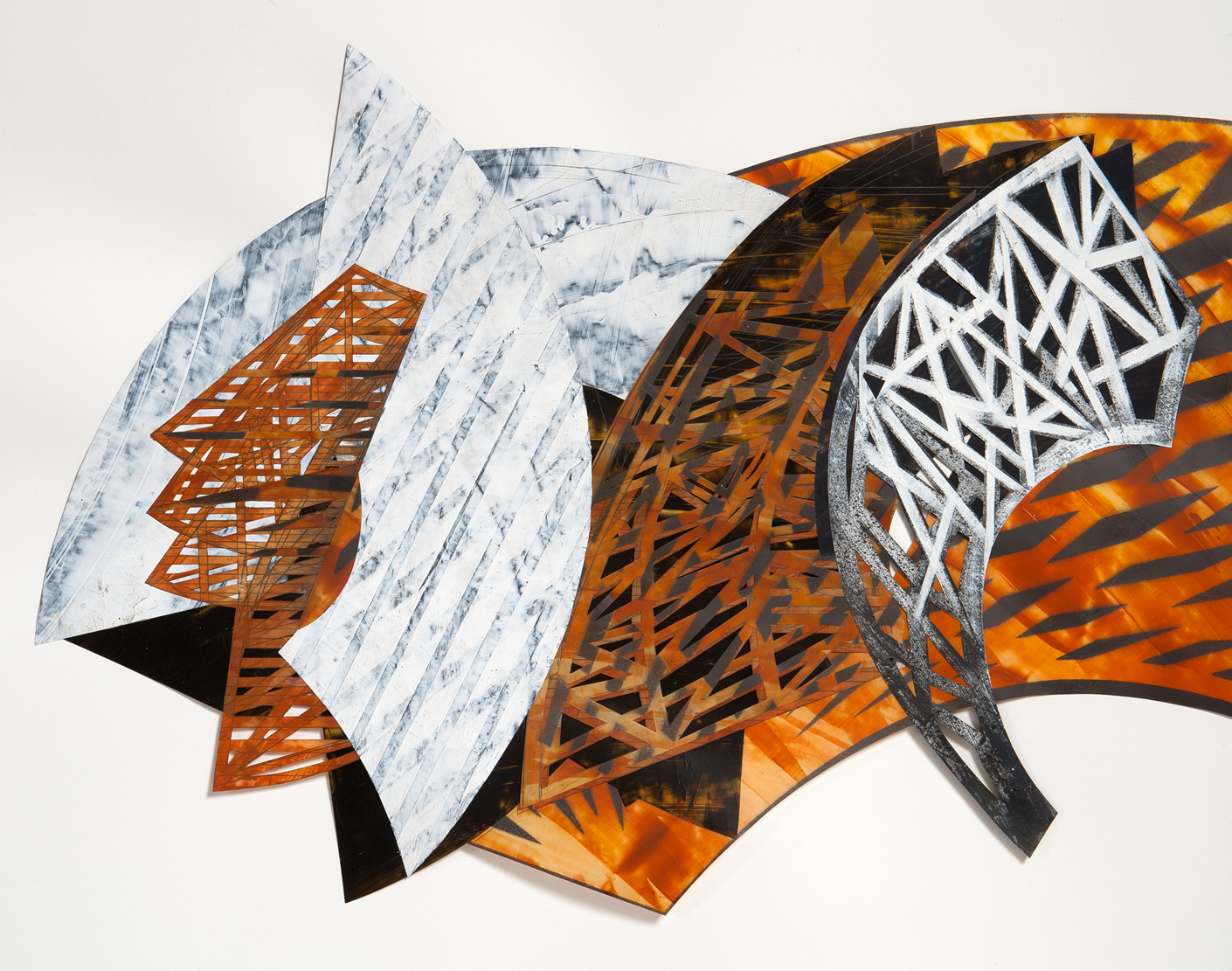 Swing Dance (Detail 1) 2011 24” x 45.5” Graphite, Acrylic, Mylar on paper
