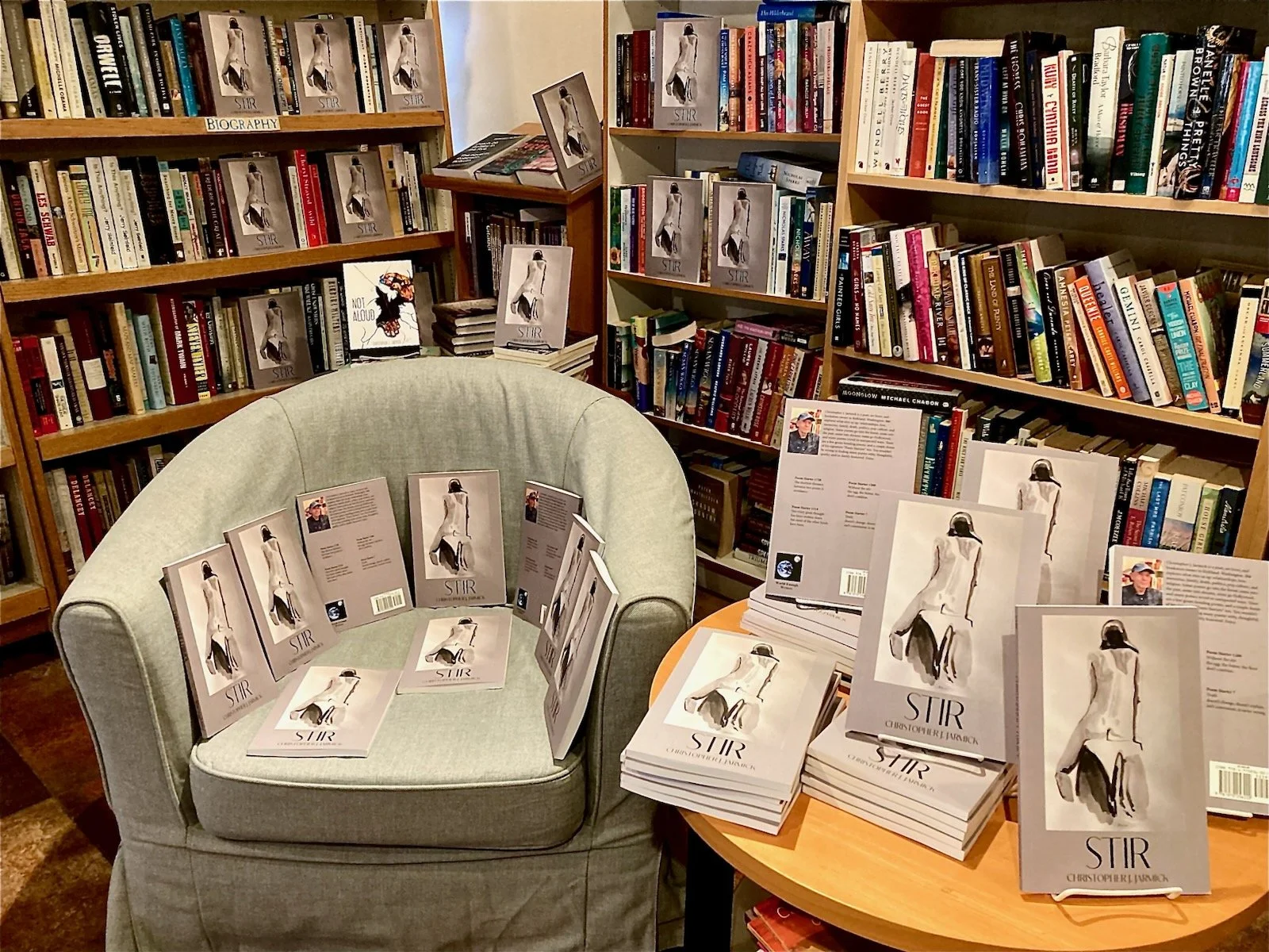 September - October  Events and Chris has got a brand new book: STIR