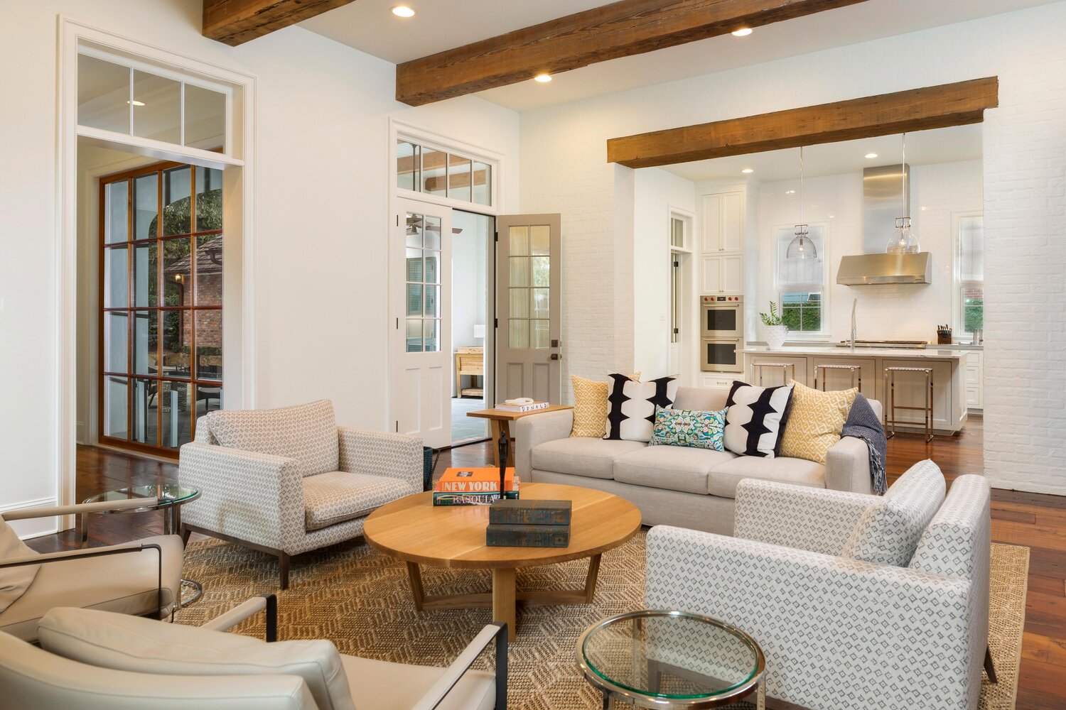 Living Room: view to kitchen & outside.jpg