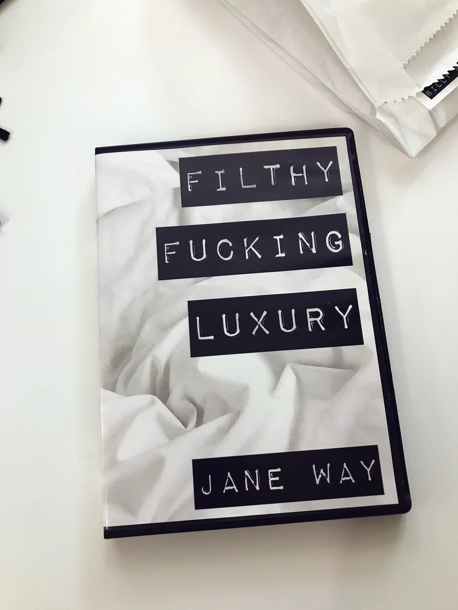 Filthy Fucking Luxury DVD Toronto Blonde Tattooed Porn Star Jane Way Janeway GFE PSE Punk Goth Companion Ontario