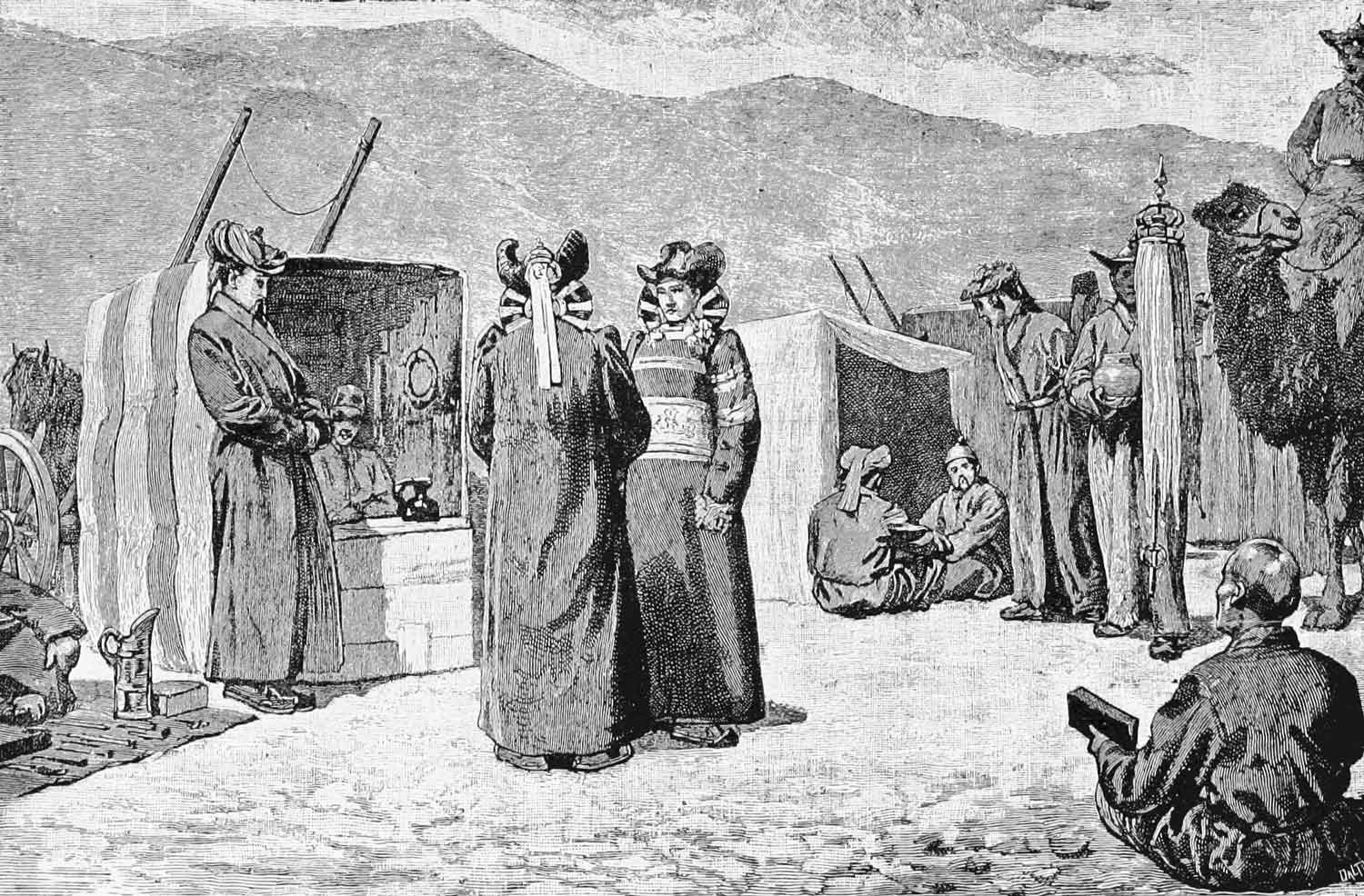 Money changers at the international bazaar base their exchanges on a coinage of wild rhubarb root. For the best rates, visit in autumn when the Mongol foragers arrive at market with their seasonal haul of the dried root, sliced thin and hollowed out in the shape of Chinese tongbao coins.