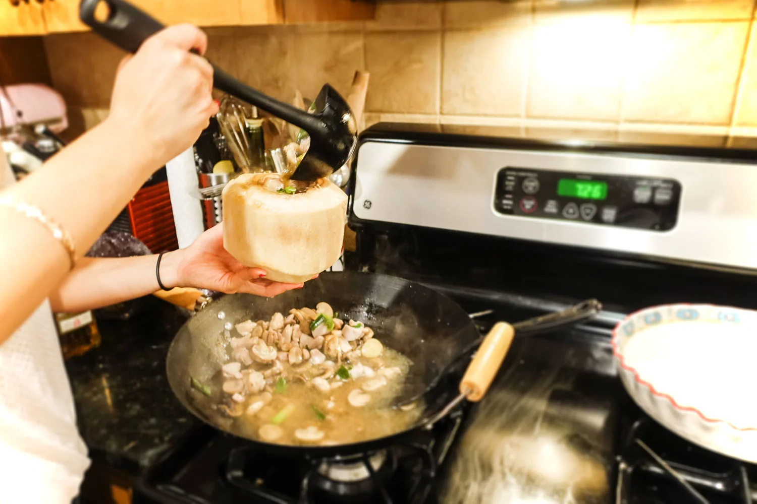 "Serving food in a hollowed out fruit makes a non-Hawaiian dish automatically Hawaiian."