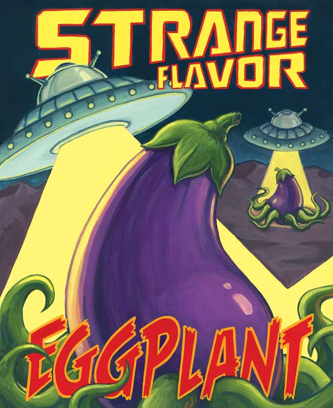 "Strange Flavor Eggplant," Erik Bruner-Yang & Pichet Ong. Illustrated by Johnny Acurso.