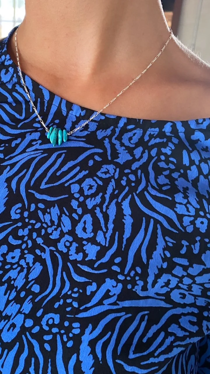 Kingman Turquoise Mountain Necklace