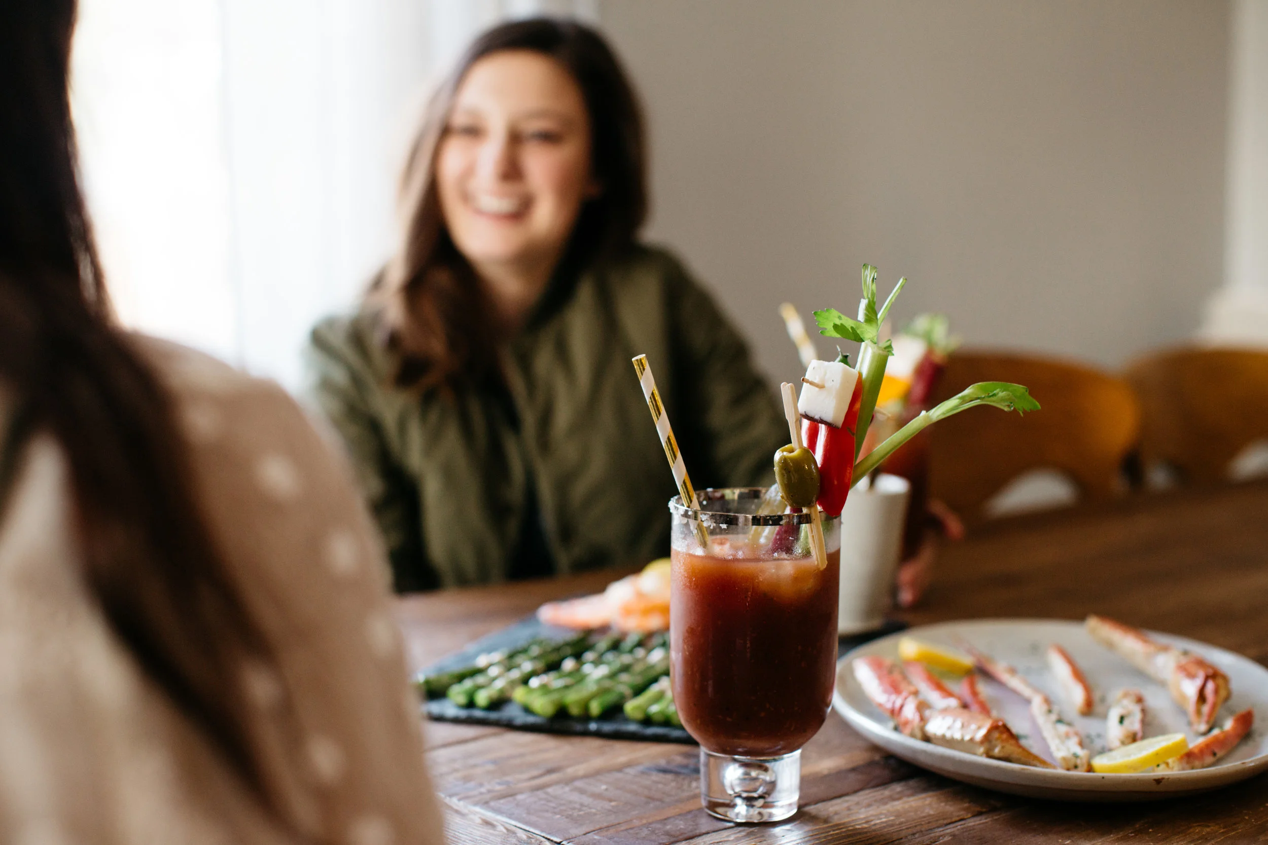 A good morning cocktail that pairs well with evening also? Yes, please! Mama deserves a little day drinking especially with brunch, on Mother's day. Dress it up with all of the fixings but the base has to be The Real Dill pickling company . It's local to Denver and they're darling and kind as ever. You can find it at Coaltrain Liquor store if you're downtown or Till Kitchen if you're uptown, yep- North Springs is now Uptown. Image Courtesy of The Real Dill + @fortitudeandfinn partnership