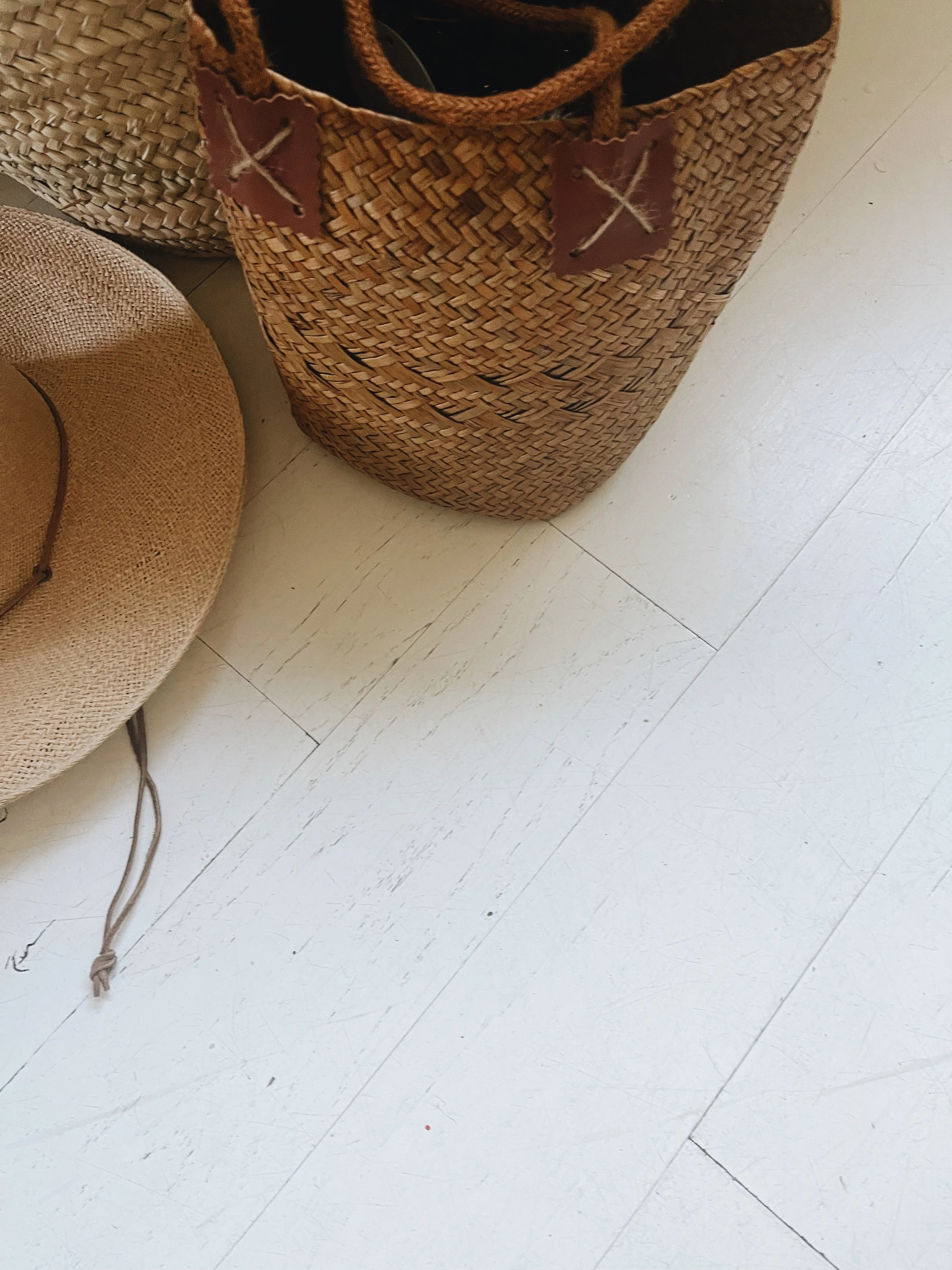 Seagrass Woven Basket | Flower Storage + Gift Vessel