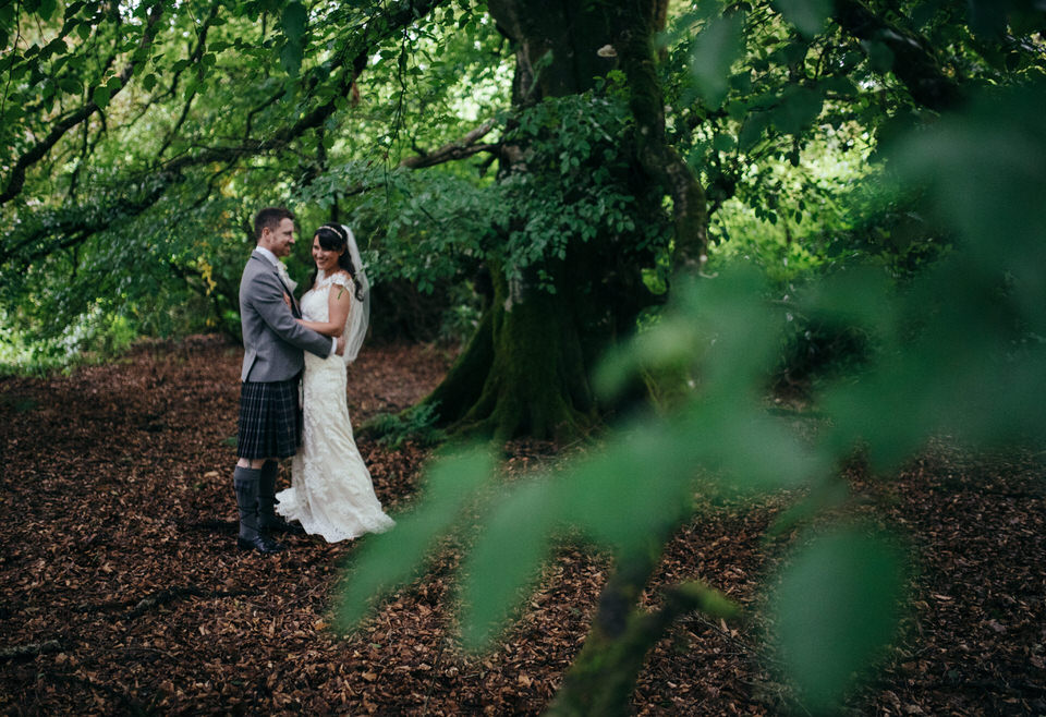 Wedding pictures at Springkell