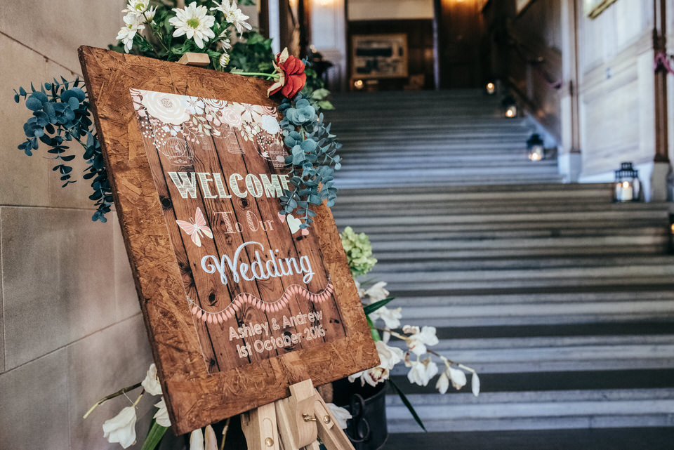 Vintage wedding seating plan