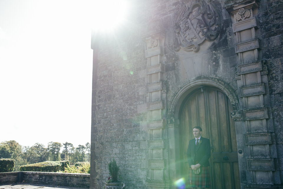 Groom portrait Rowallan Castle