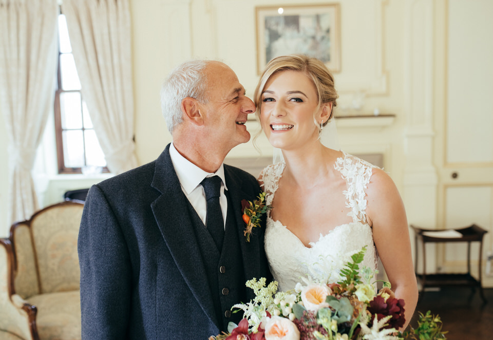 Bride and father of the bride