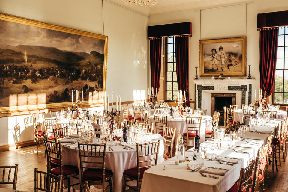 Wedding breakfast Rowallan Castle