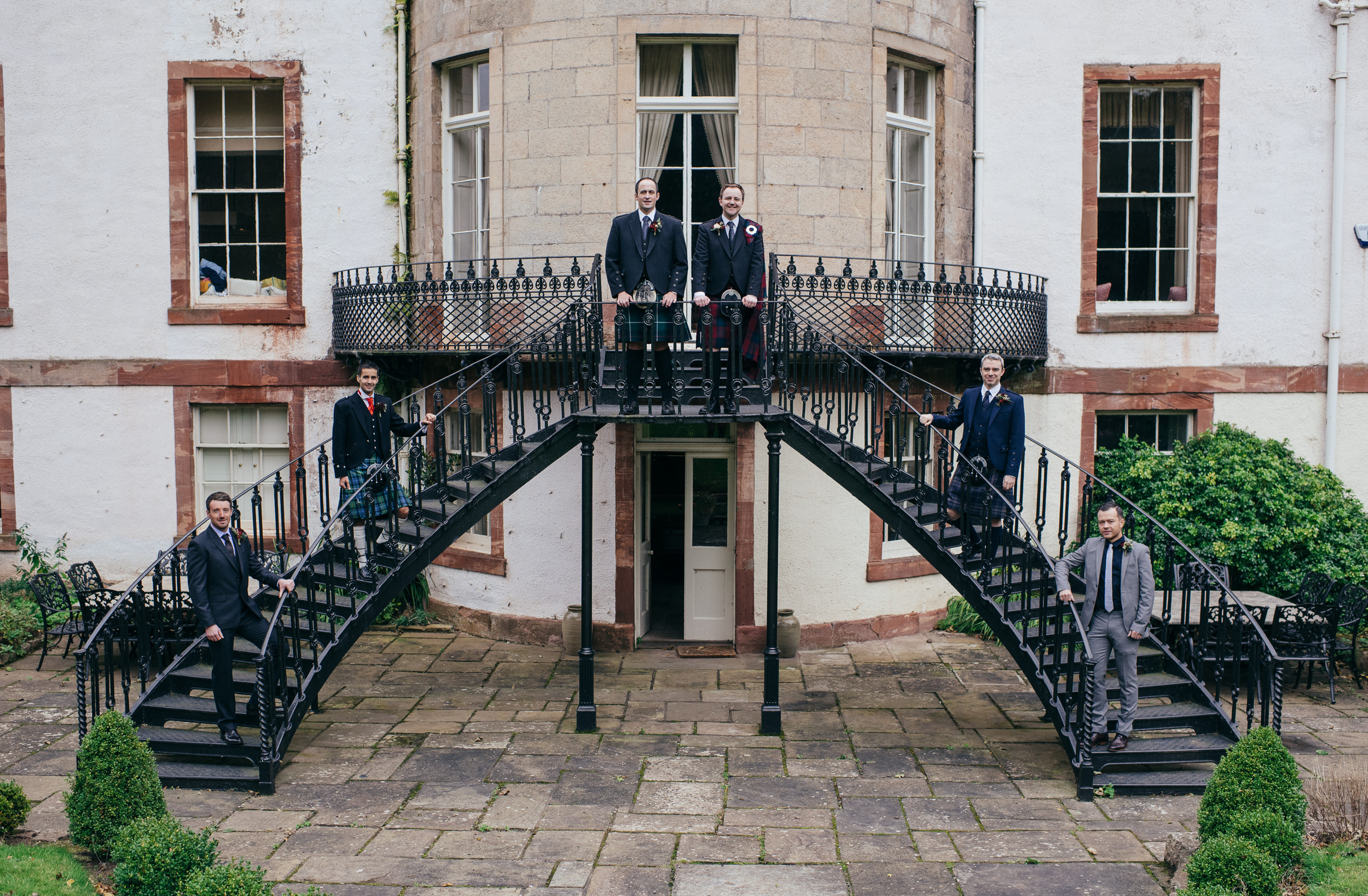 Groomsmen pre-wedding portraits