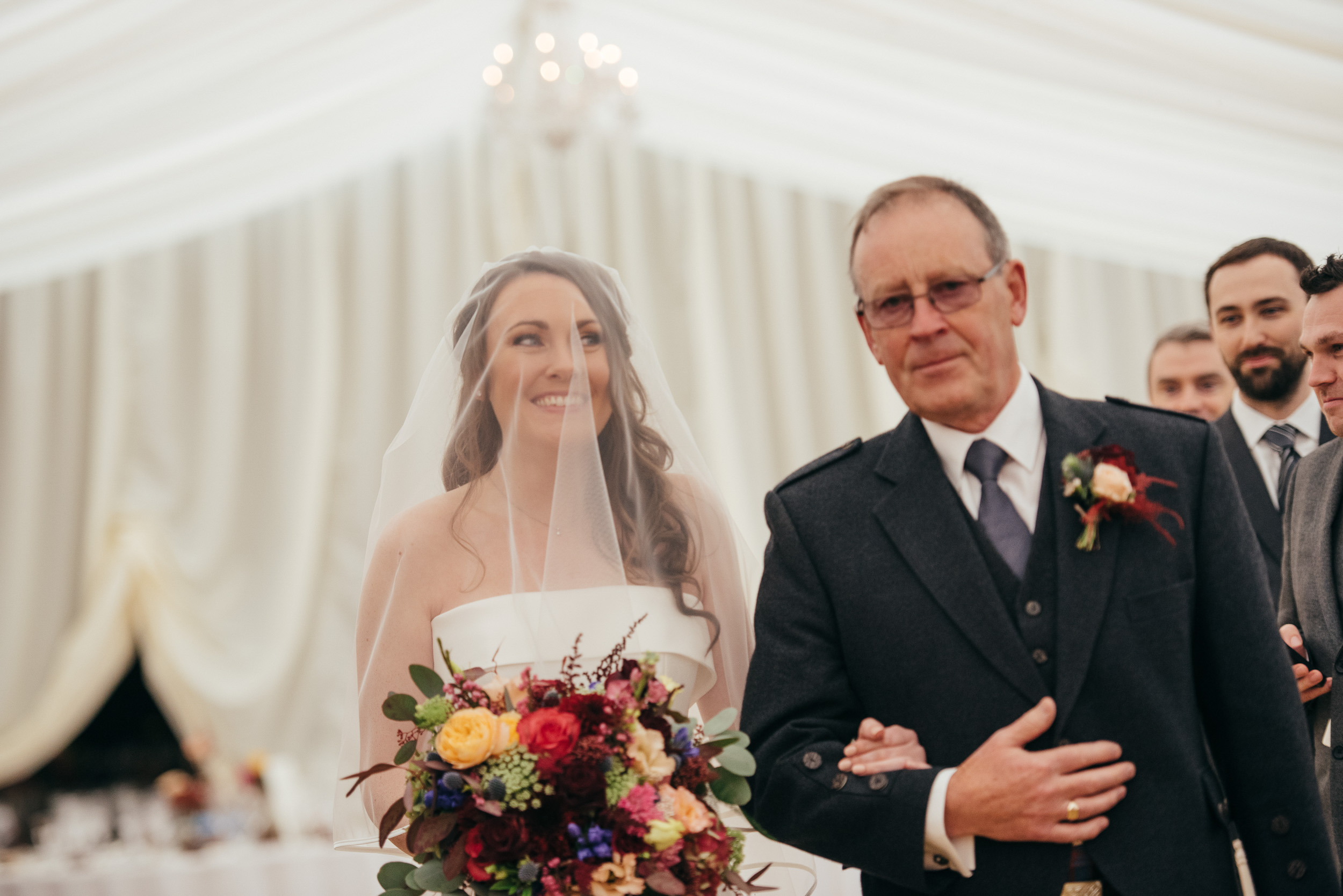 Bride and father of the bride