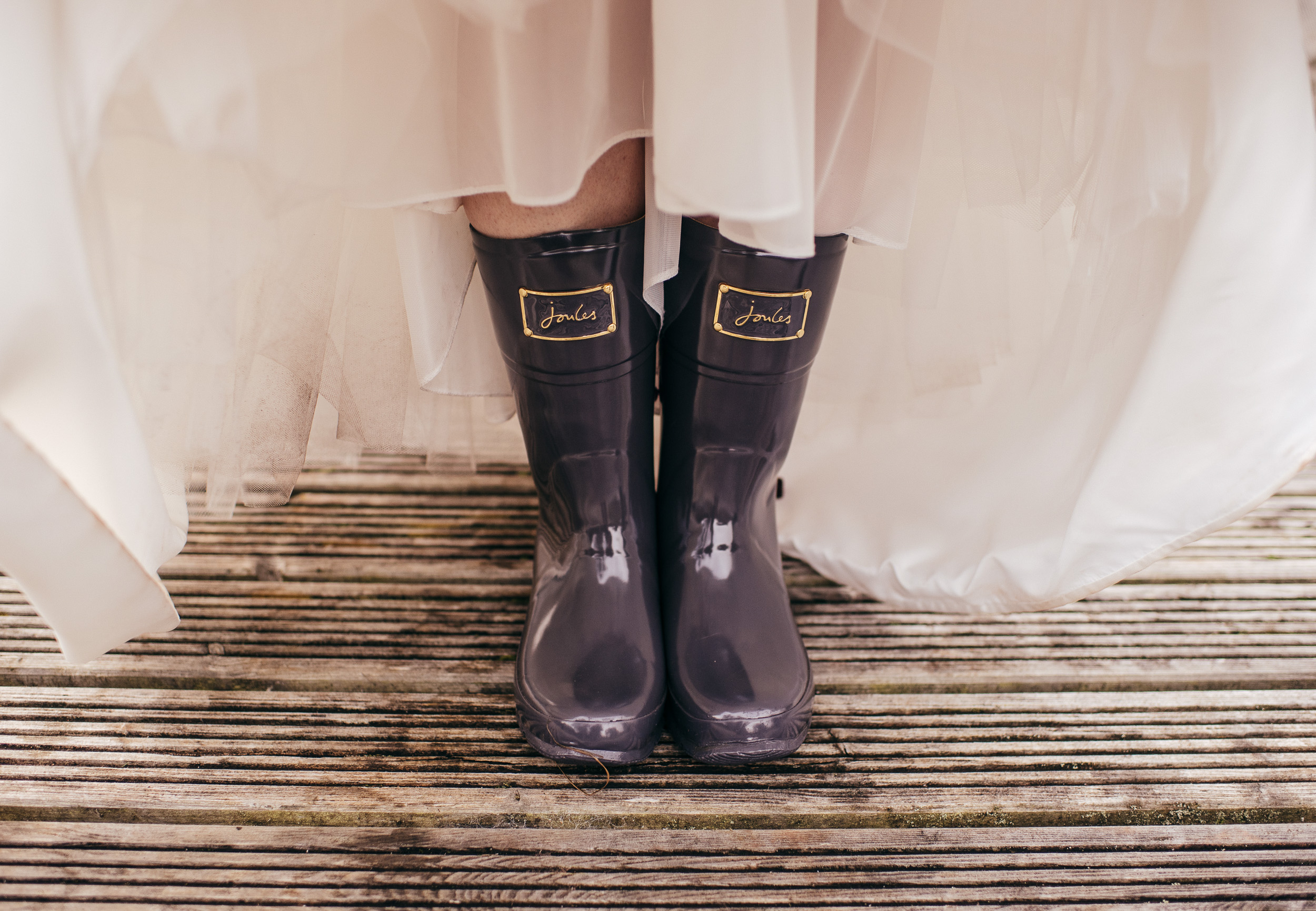 Wedding welly boots