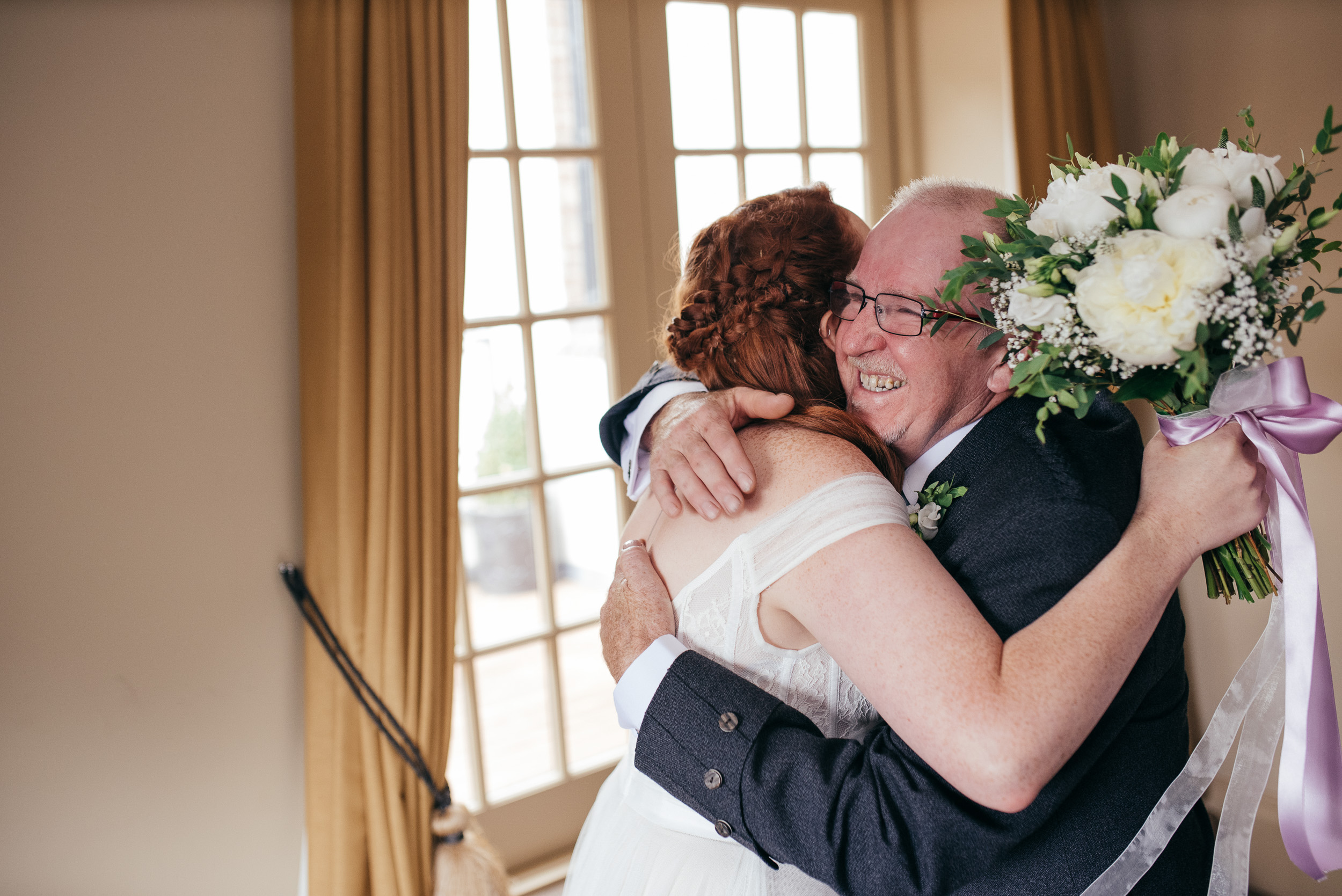 Father and bride