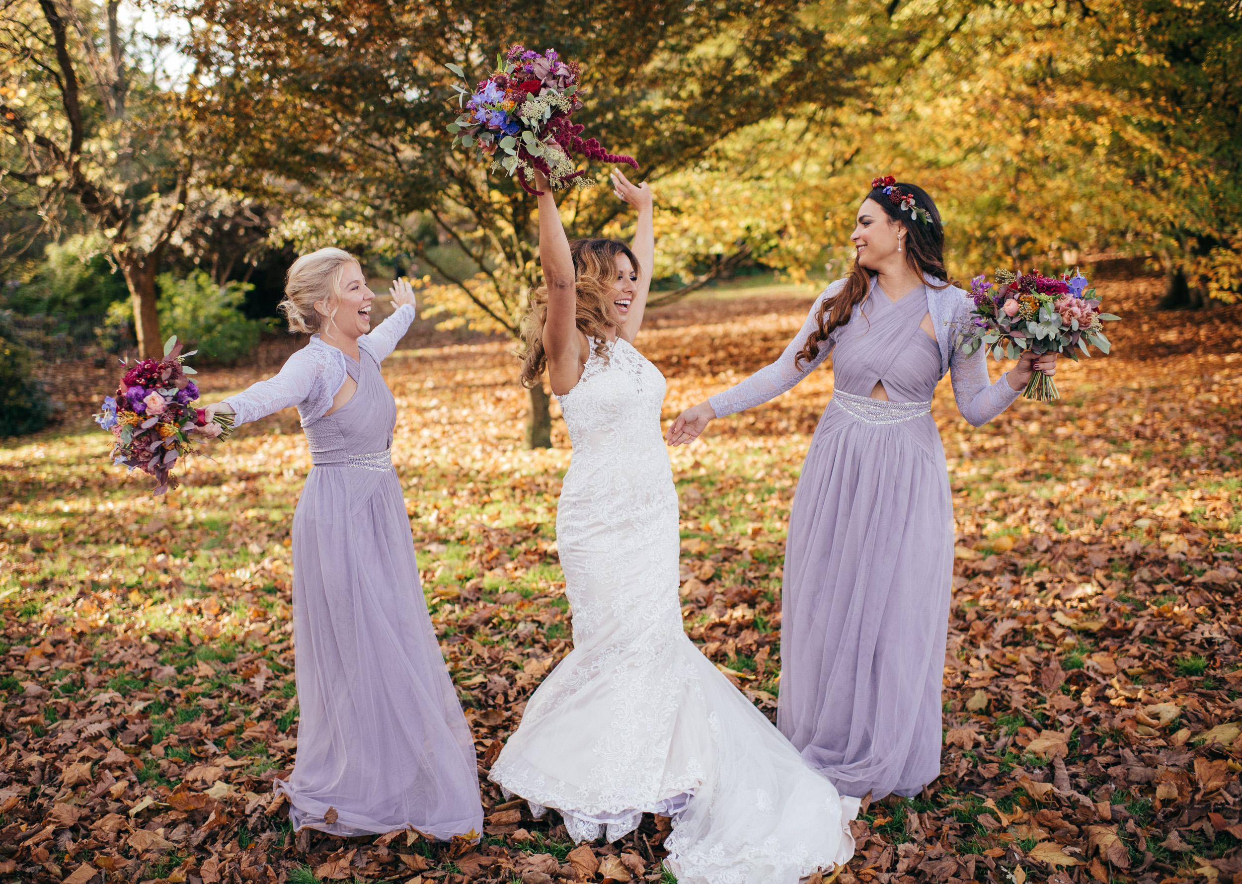 Jewish wedding bridesmaids Scotland