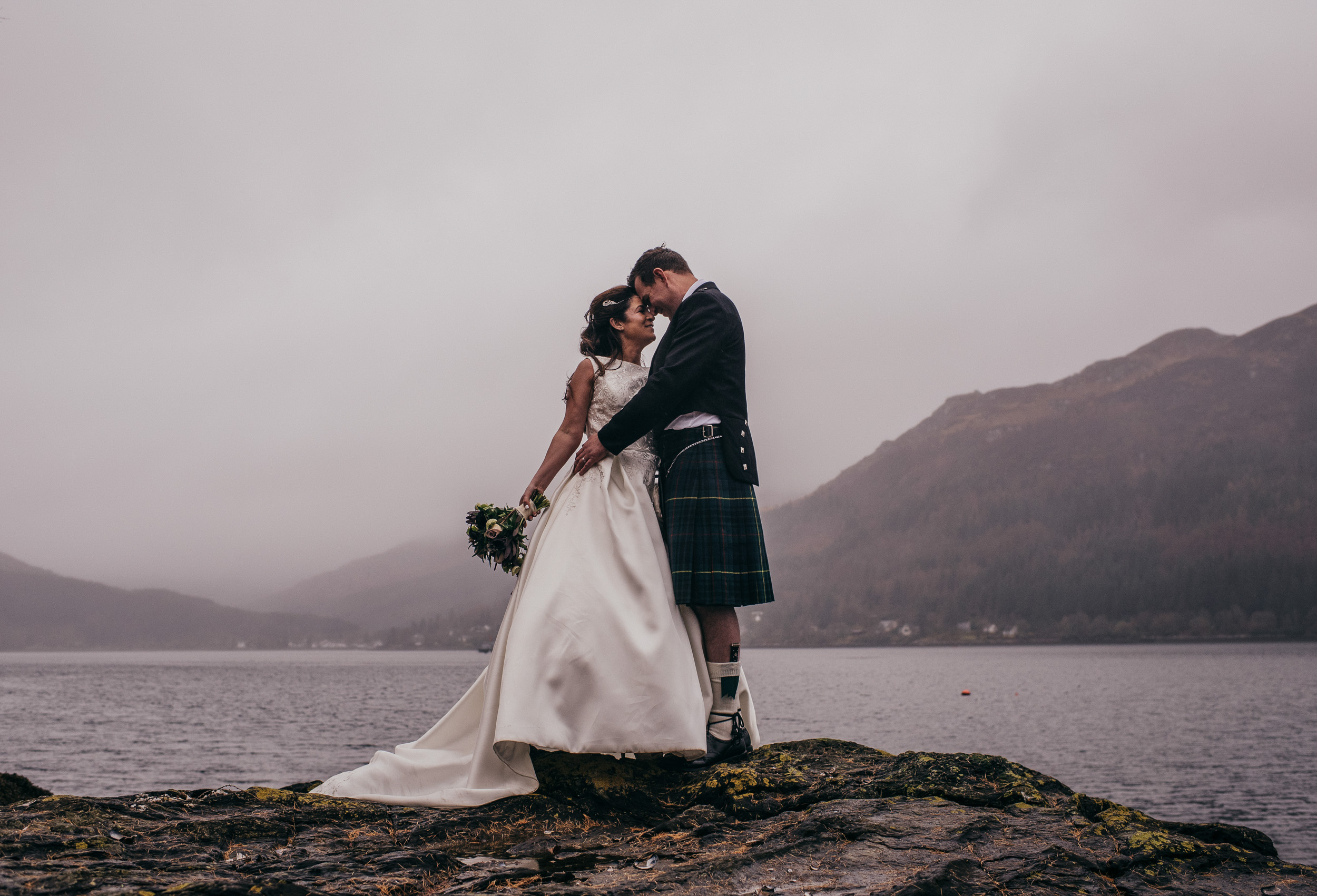 Lodge on Loch Goil Wedding
