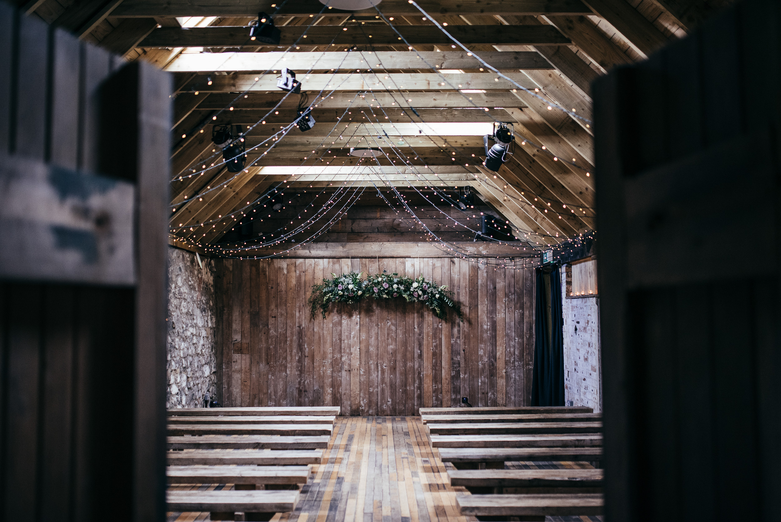 Wedding ceremony Byre at Inchyra