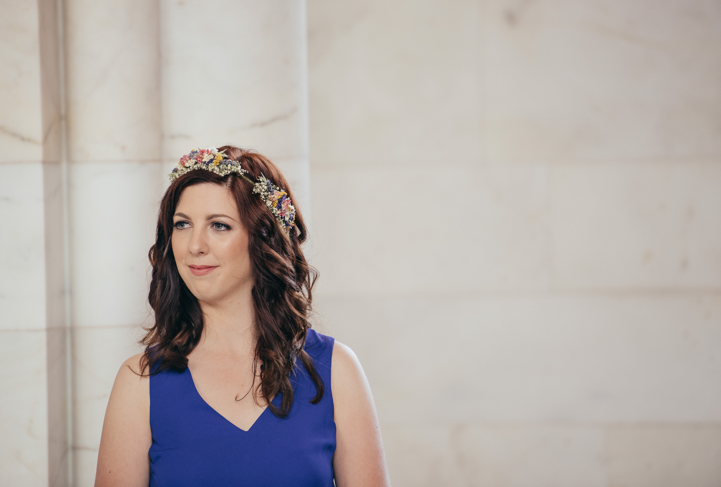Bridesmaid wedding chapel