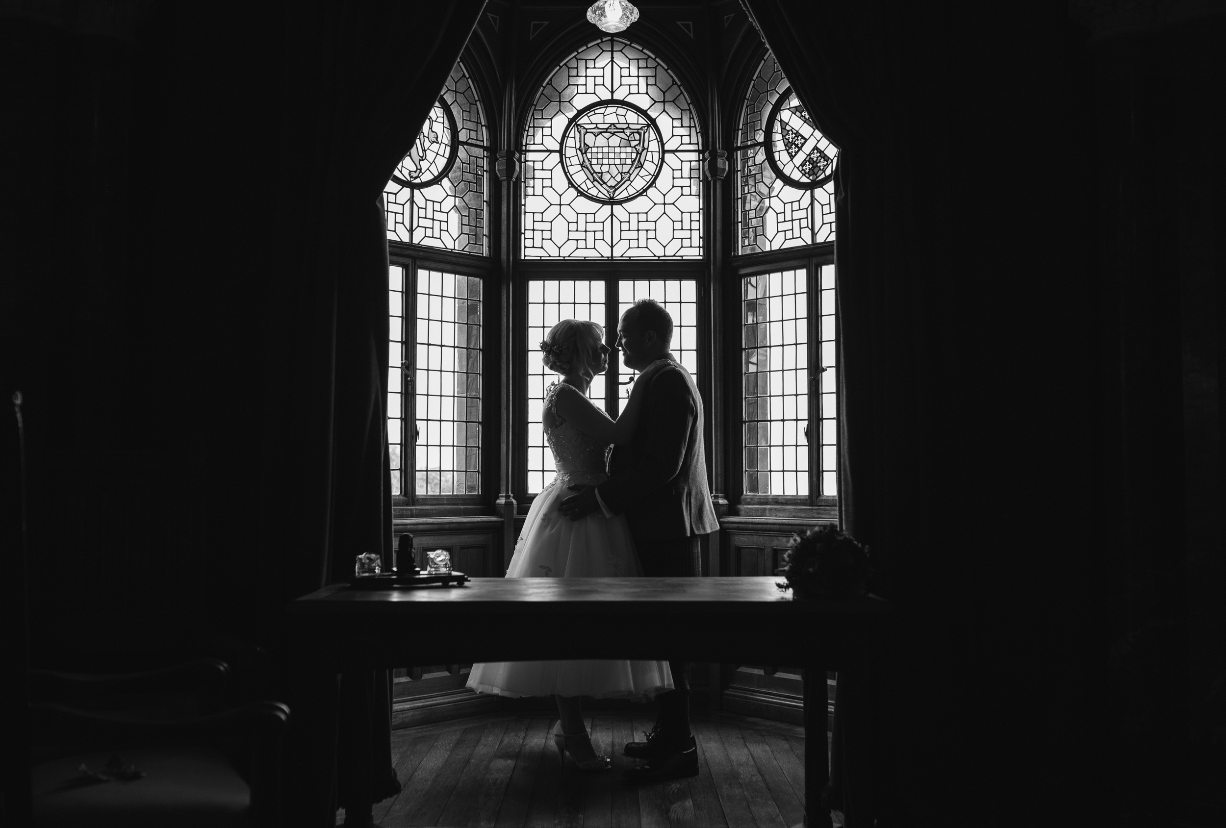 Bride and Groom portraits mount stuart