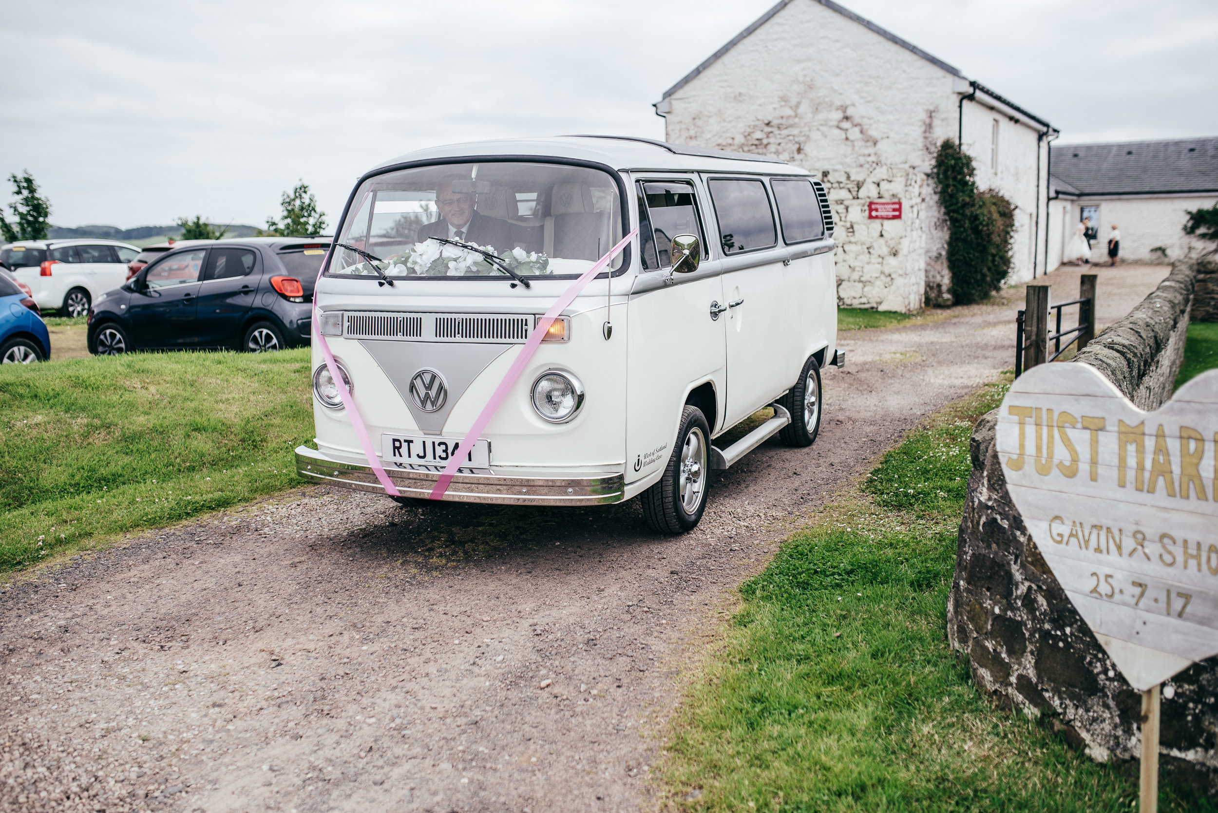 Wedding camper van isle of bute
