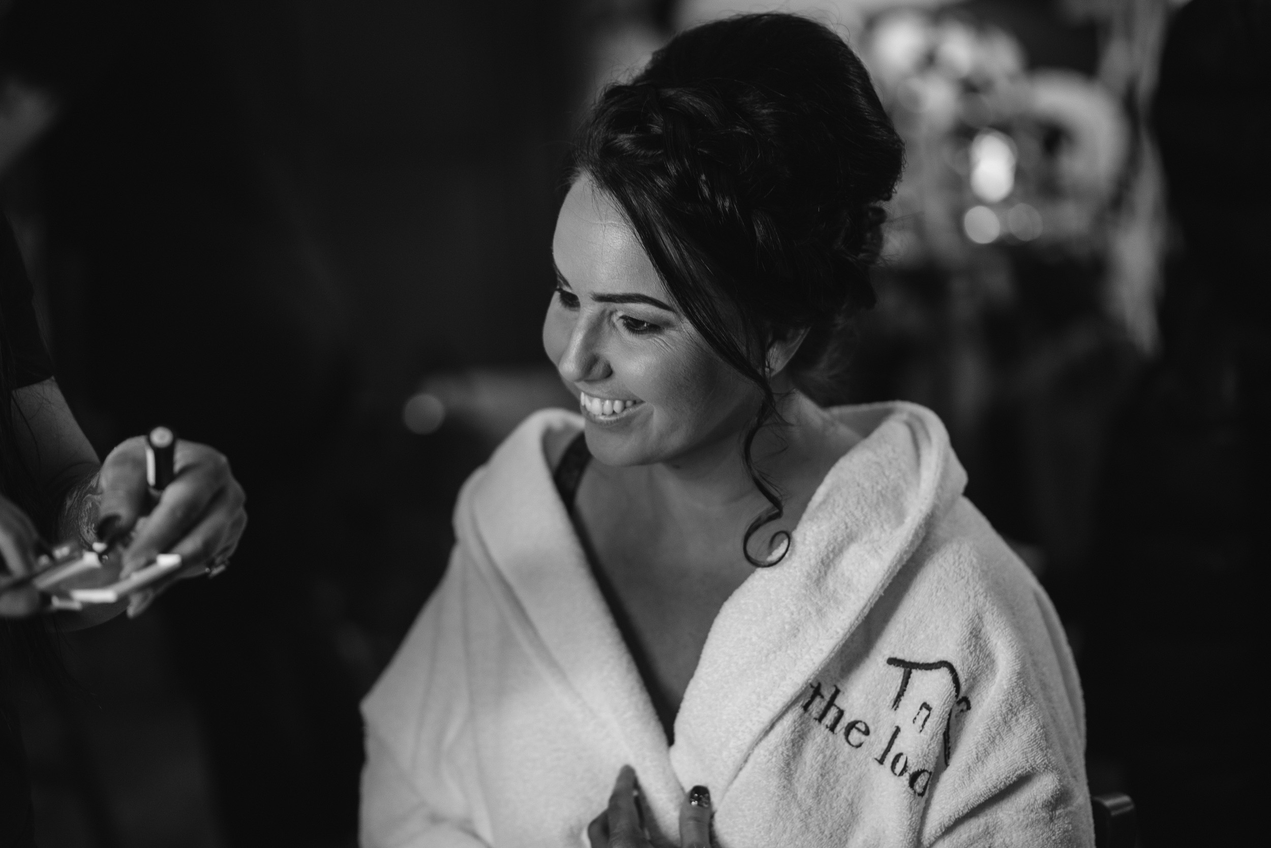 Wedding preparations Loch Goil