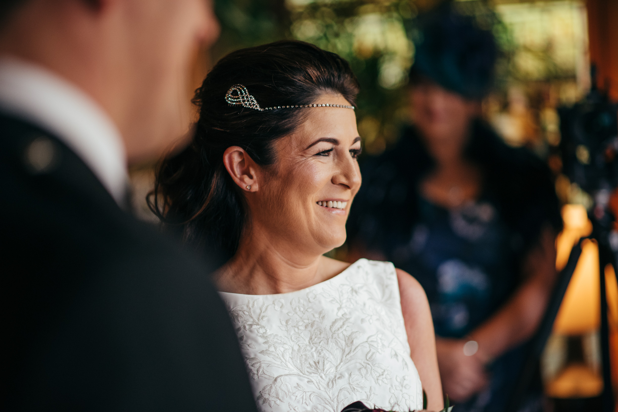 Wedding ceremony at The Lodge on Loch Goil