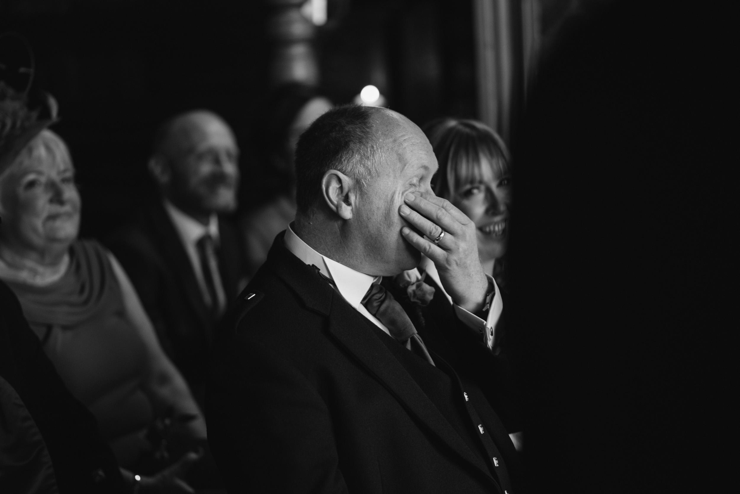 Wedding ceremony at The Lodge on Loch Goil