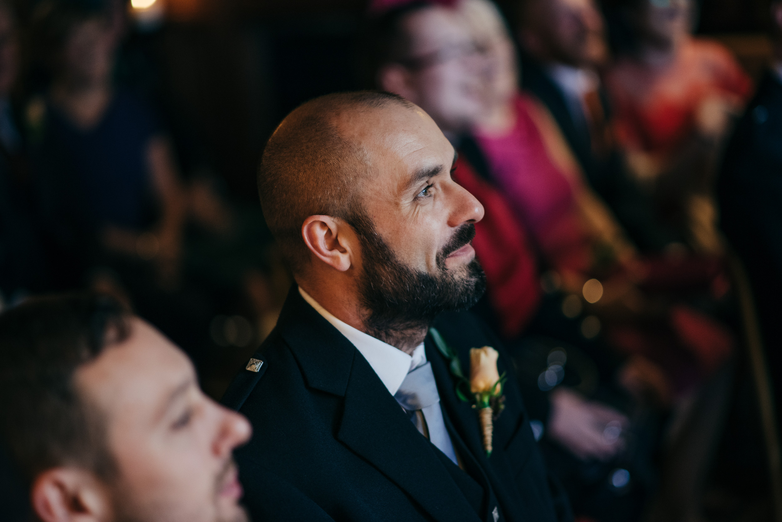 Wedding ceremony at The Lodge on Loch Goil