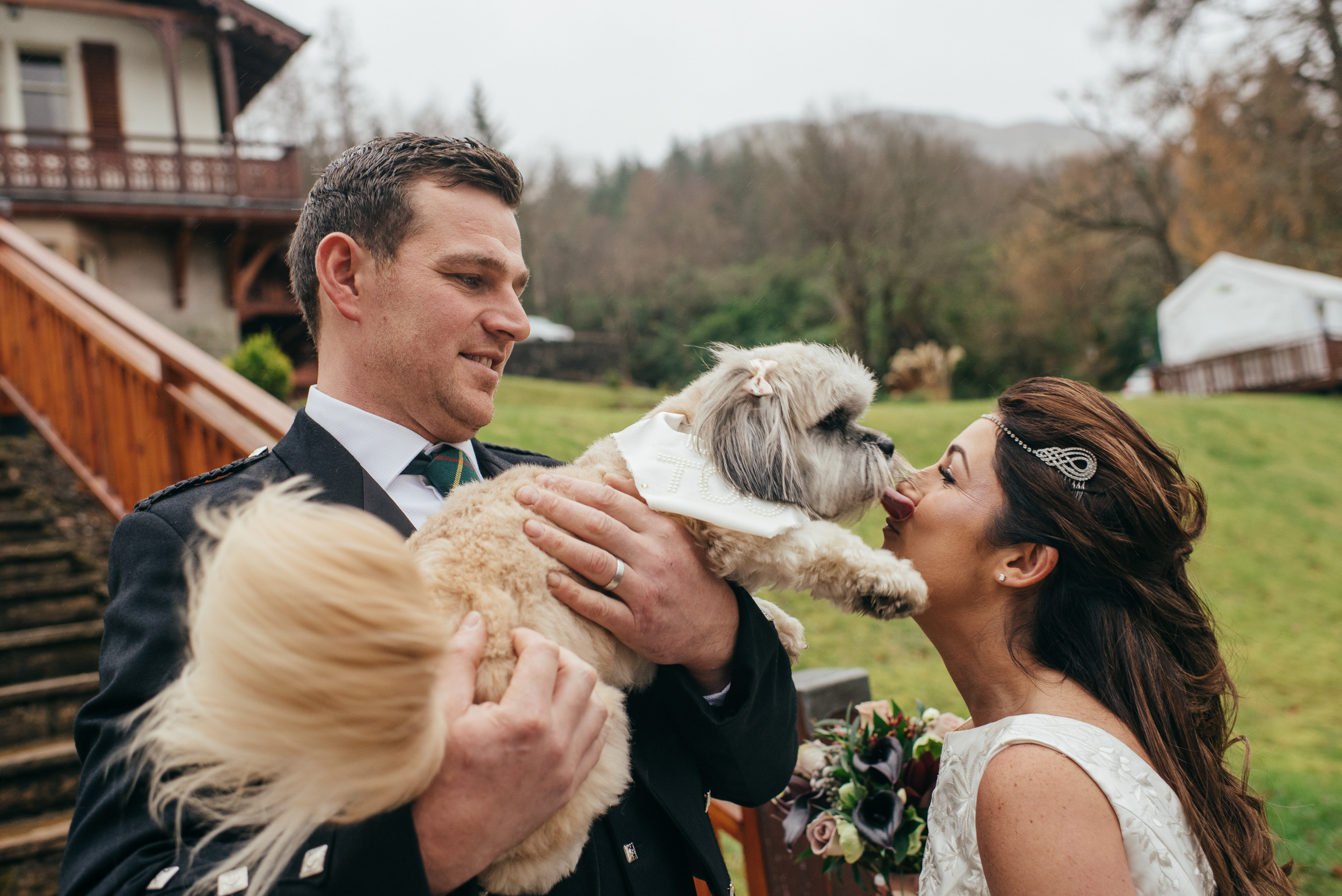 Lodge on Loch Goil - Scottish Wedding Photographer
