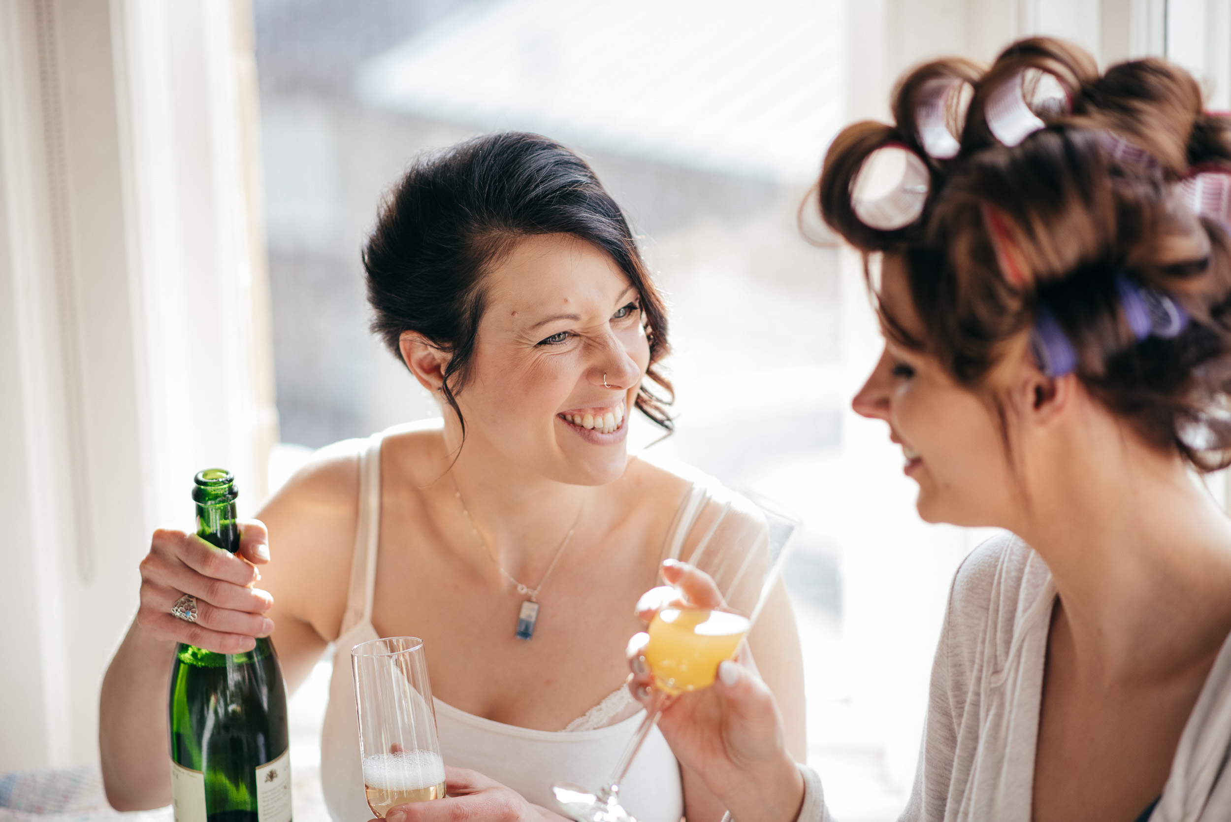 Wedding morning fizz