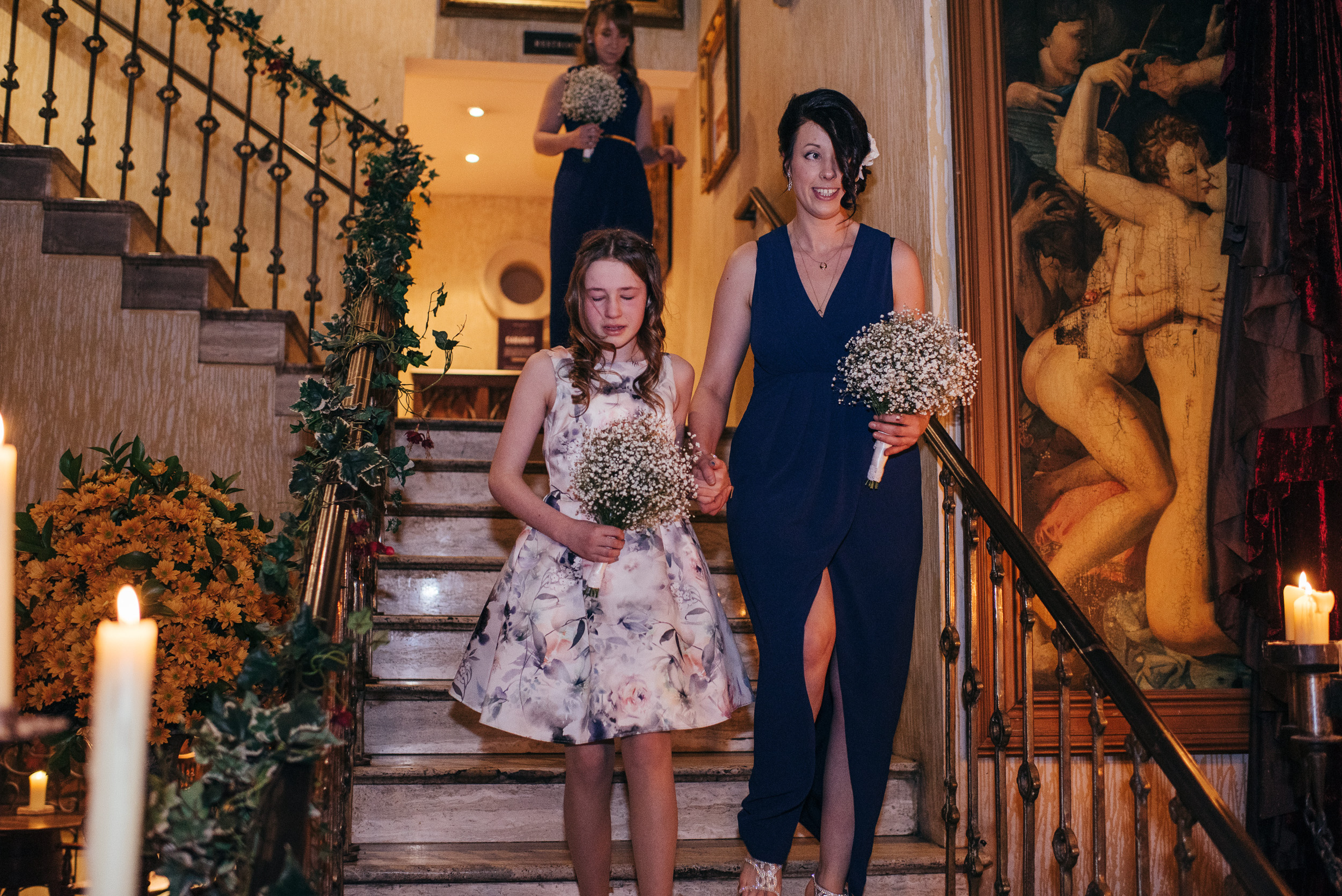 Bridesmaids arrival Arta