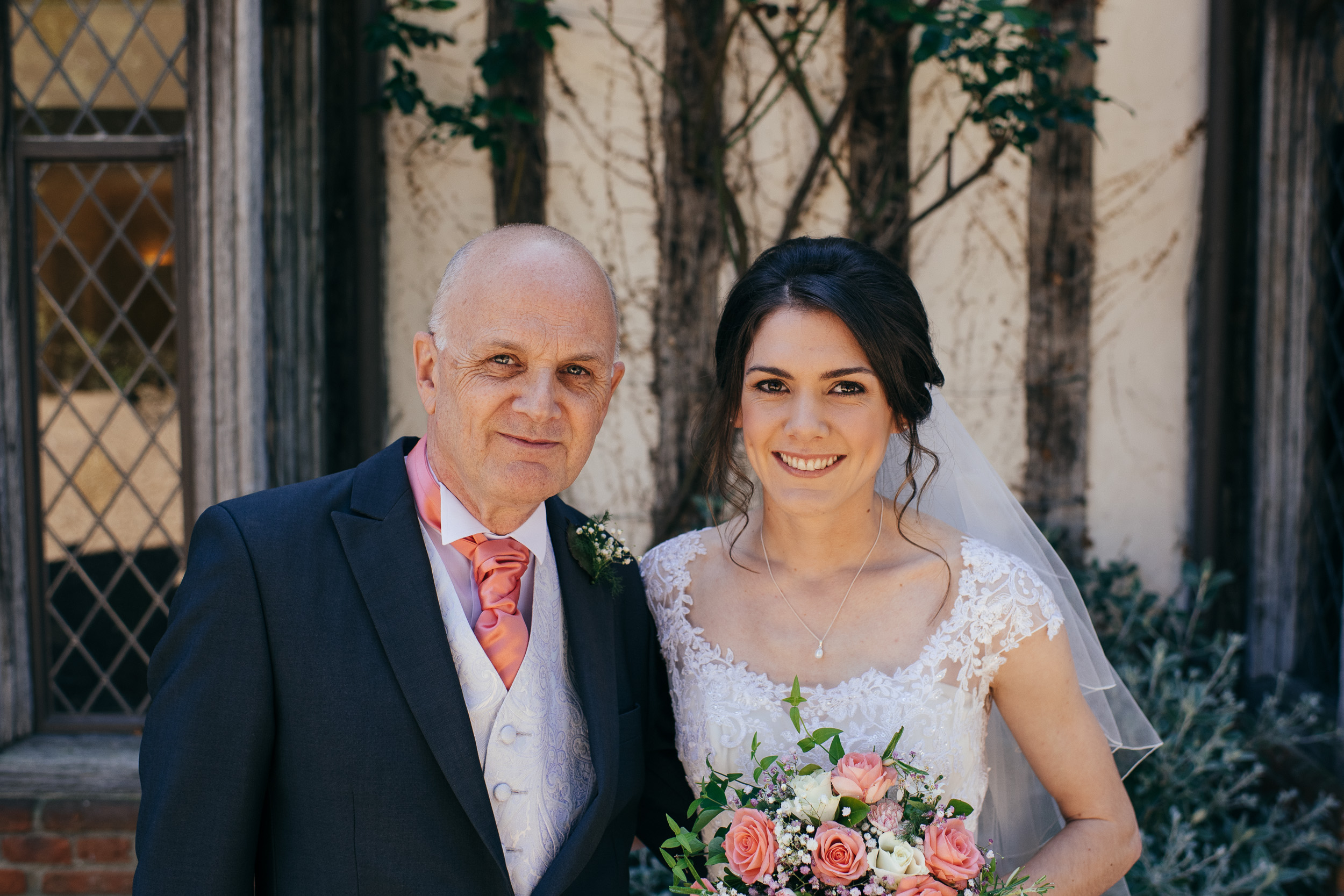Father and bride Suffolk