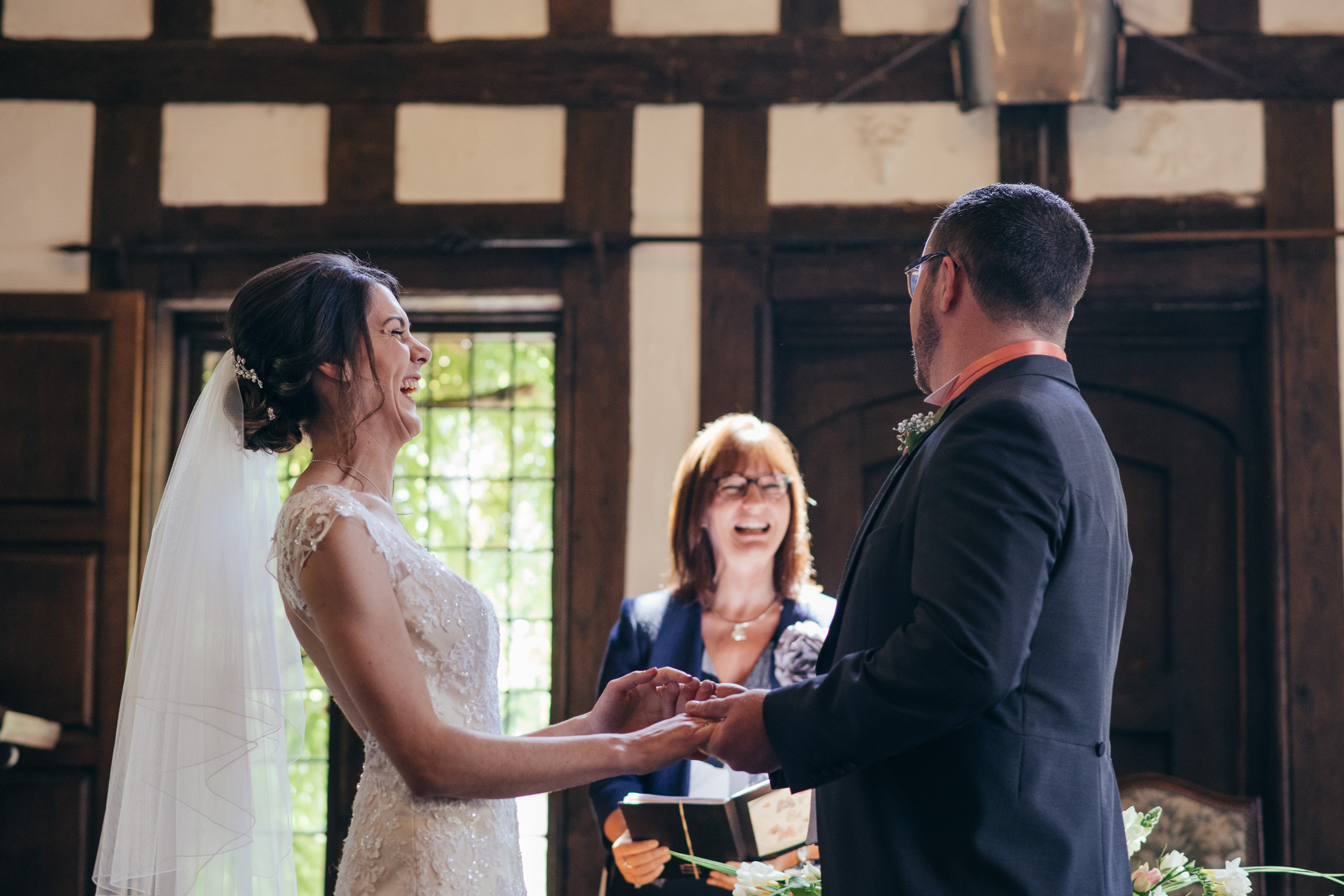 Wedding ceremony Priory Hall, Hadleigh