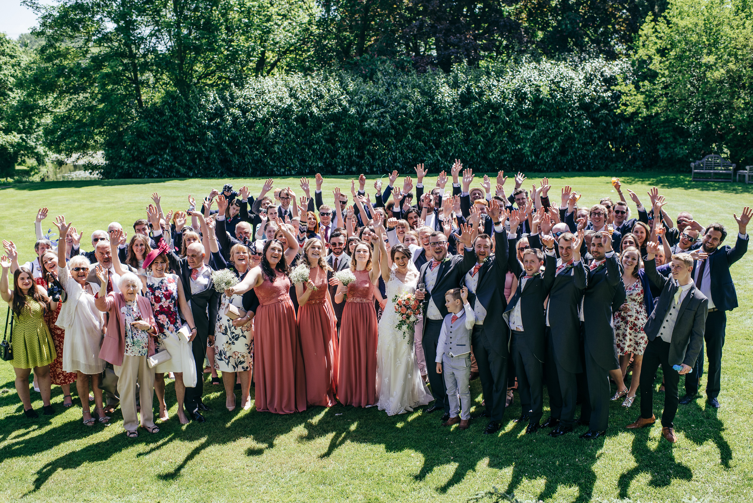 Wedding Group Shot Suffolk