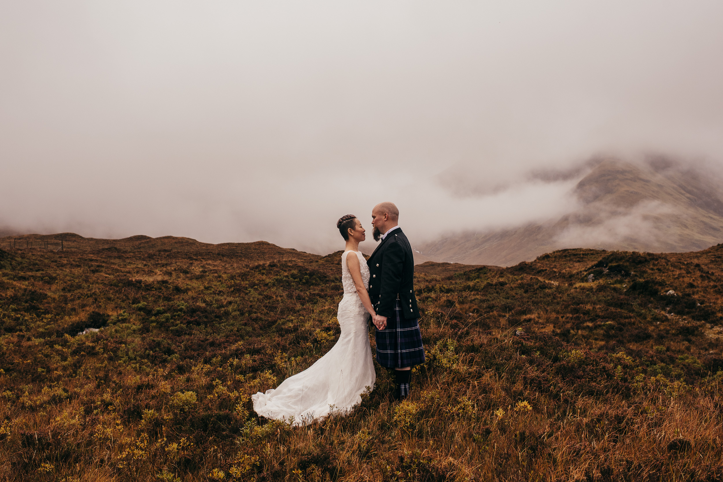 Wet Elopement Isle of Skye