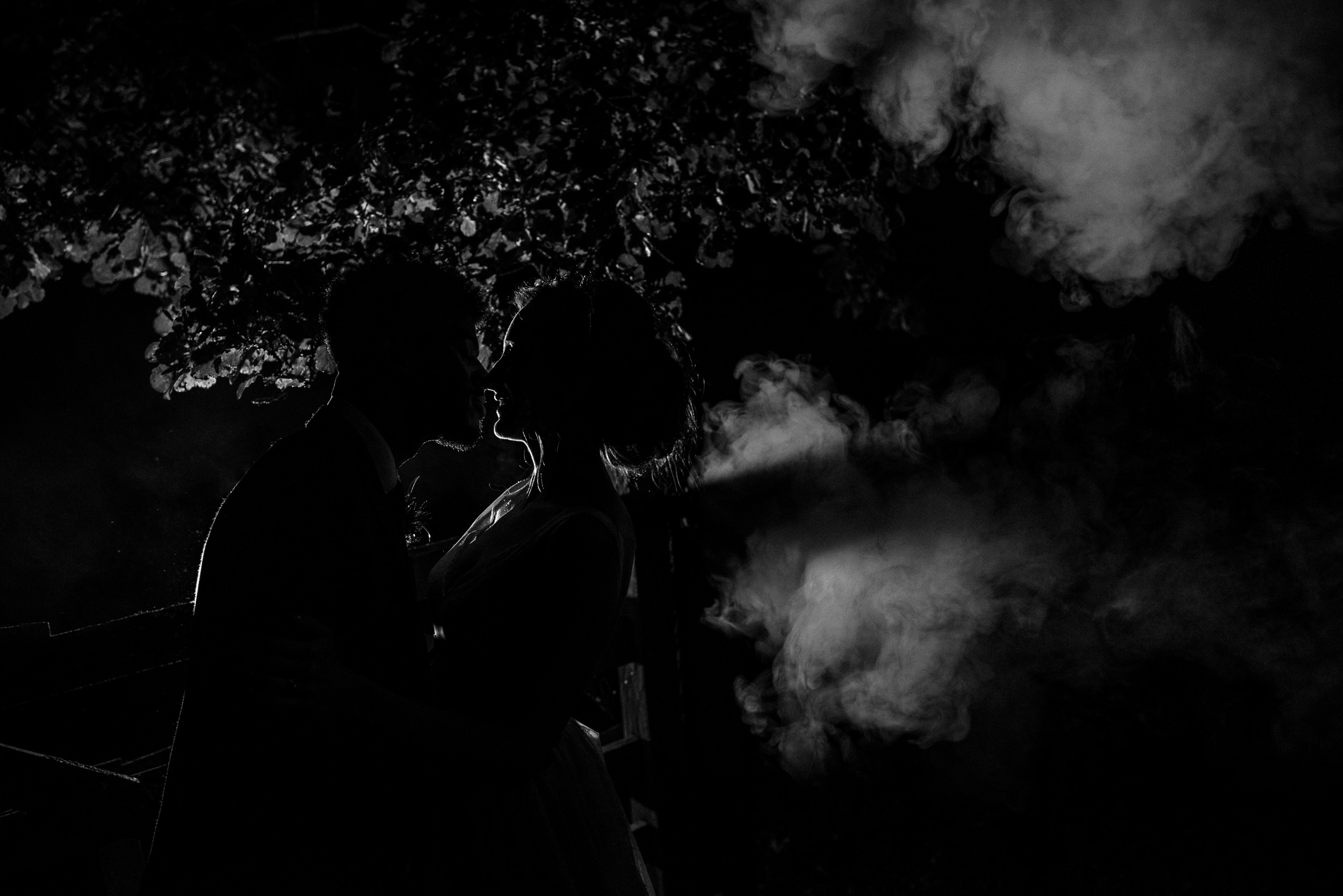 Smokey Wedding portrait