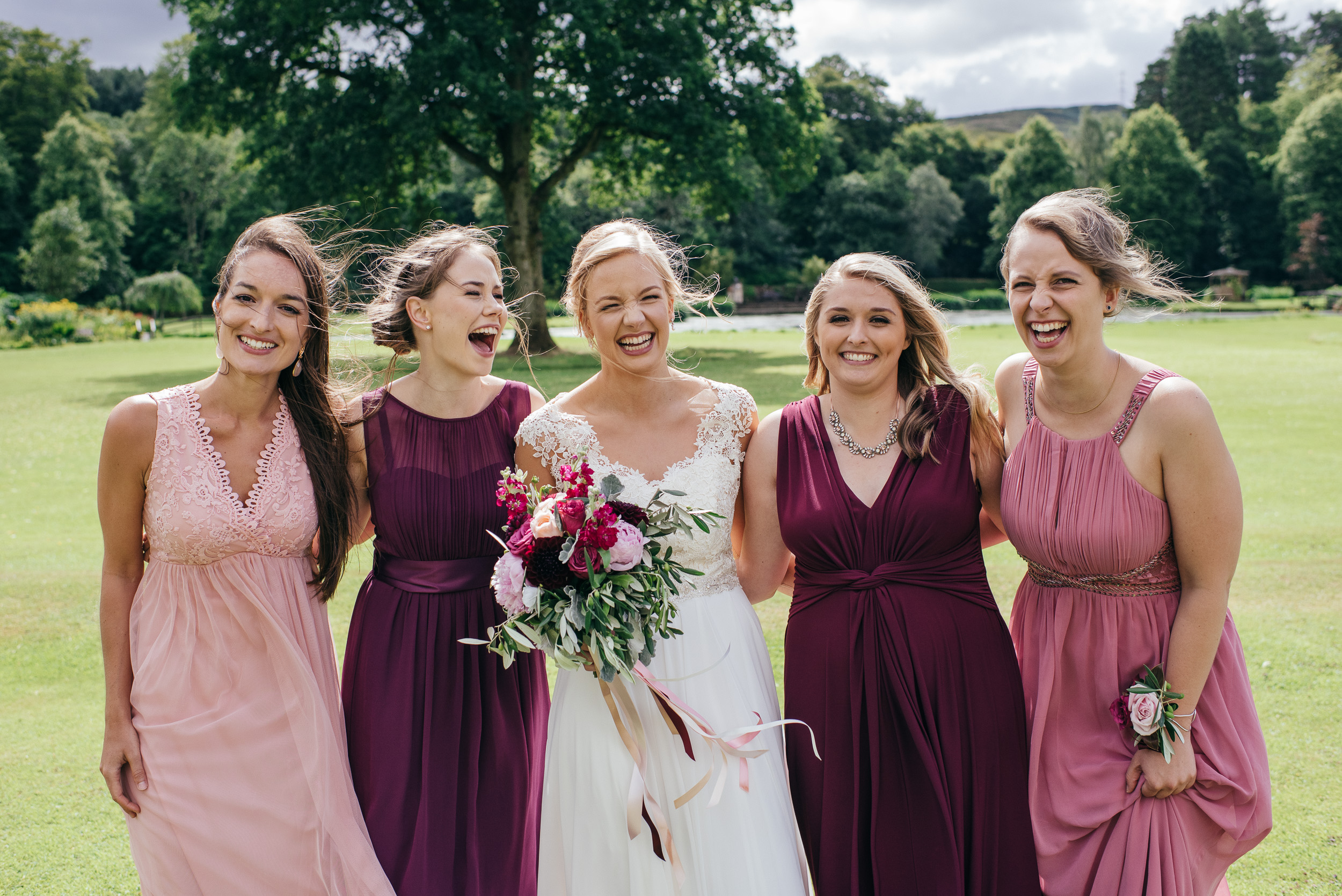 Bridal portraits Duntreath Castle