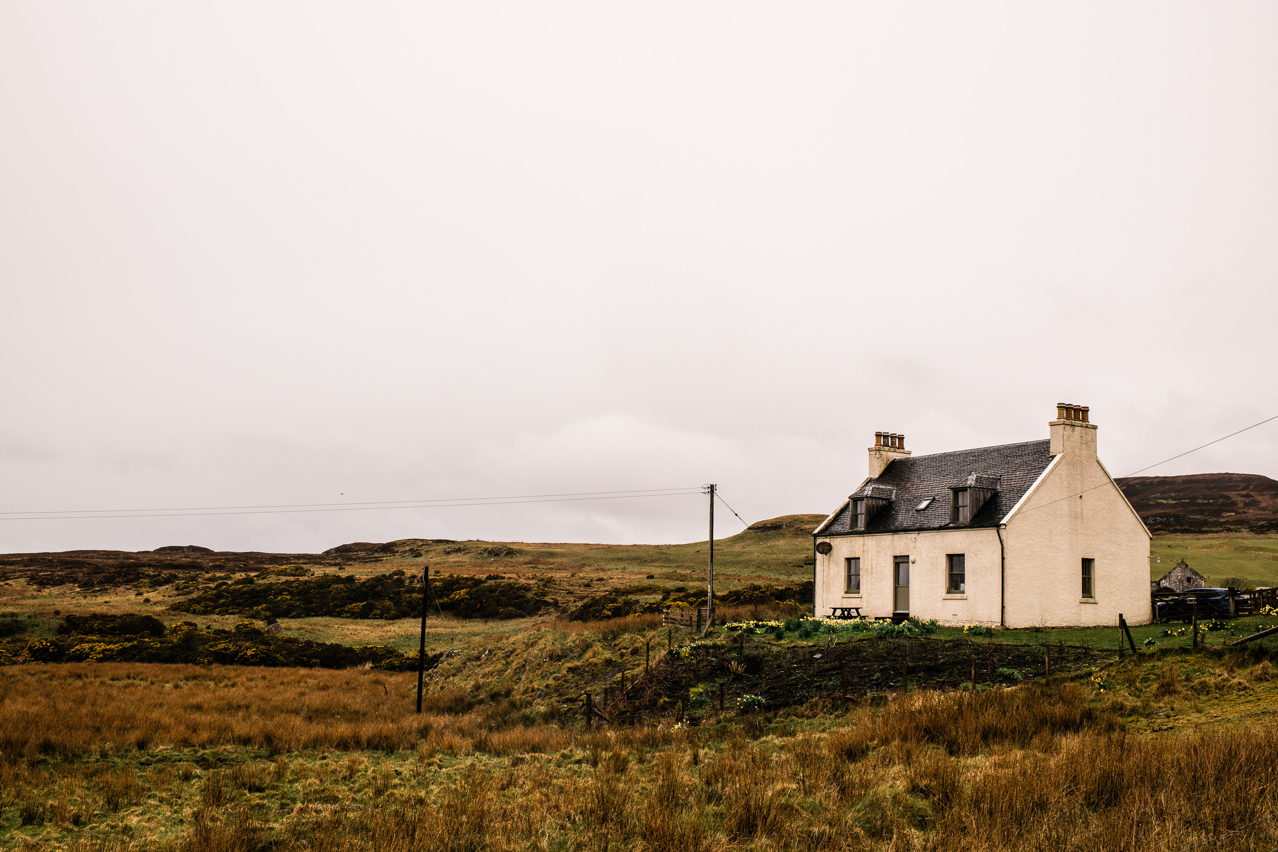 Remote cottage wedding Scotland