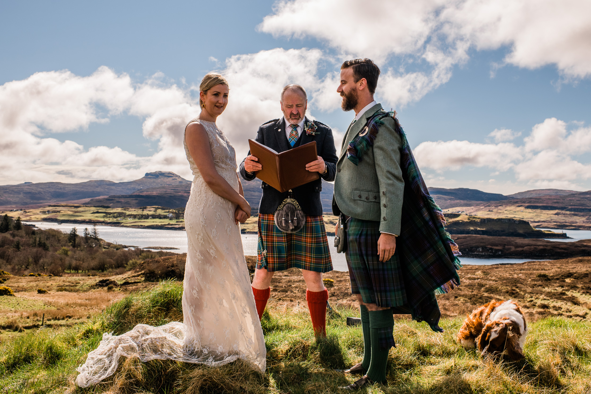 Elopement ceremony Isle of Skye