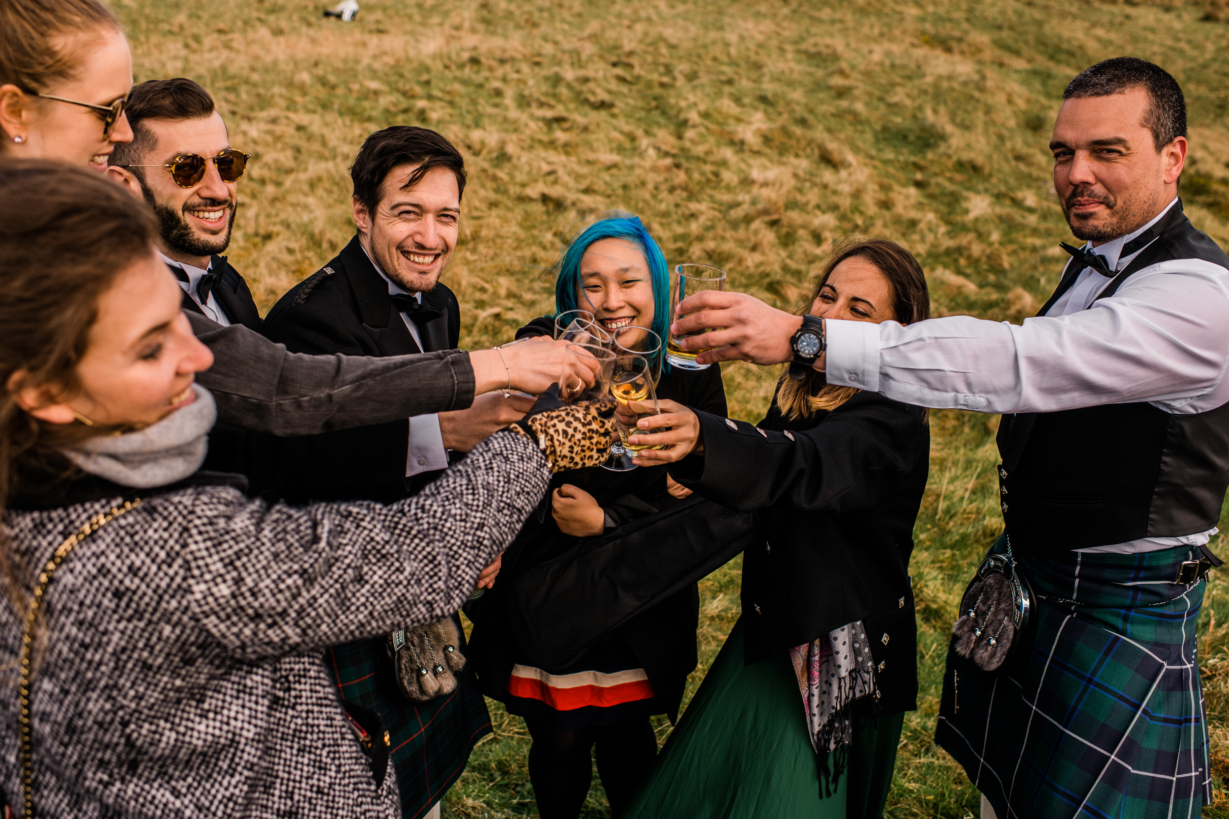 Wedding toast elopement