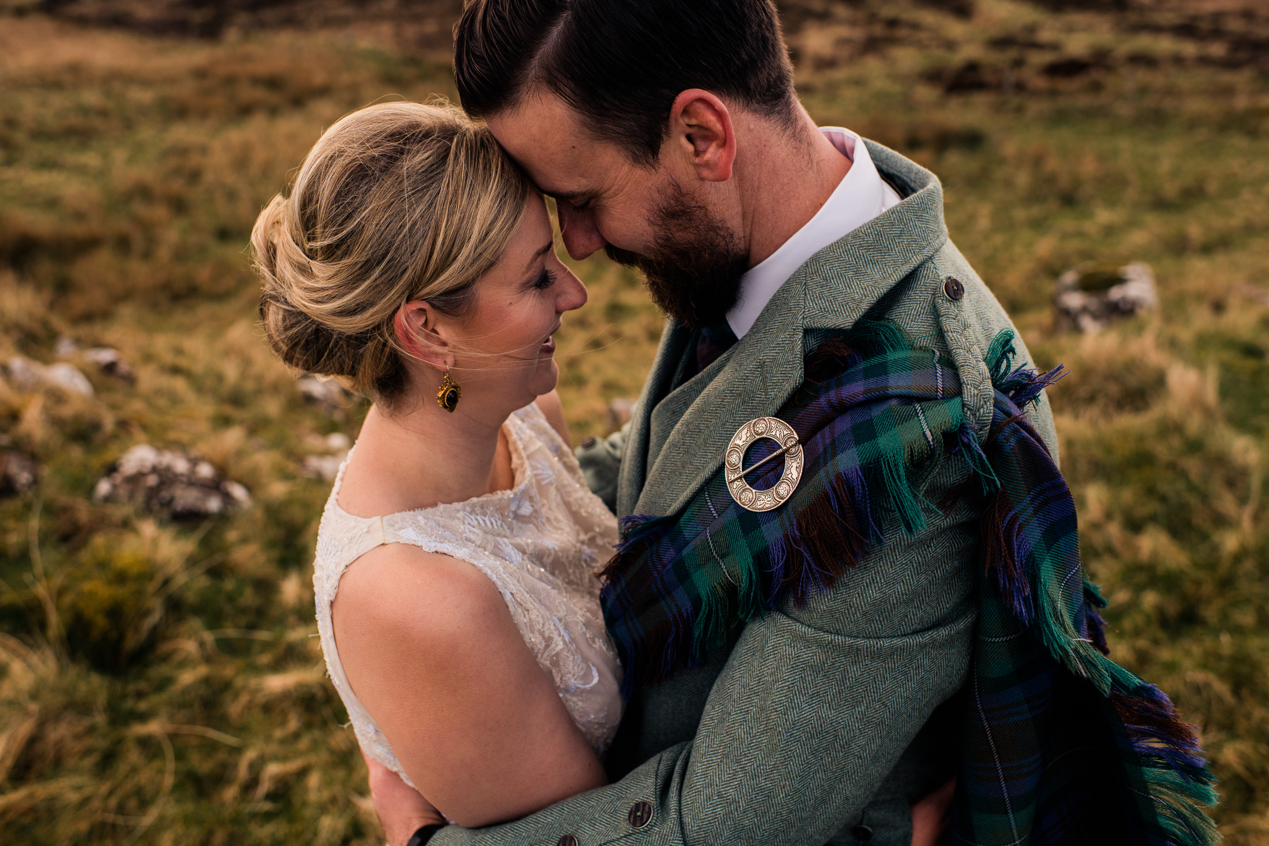Couple portrait Skye elopement